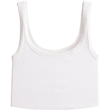 Chevron Ribbed Crop Top