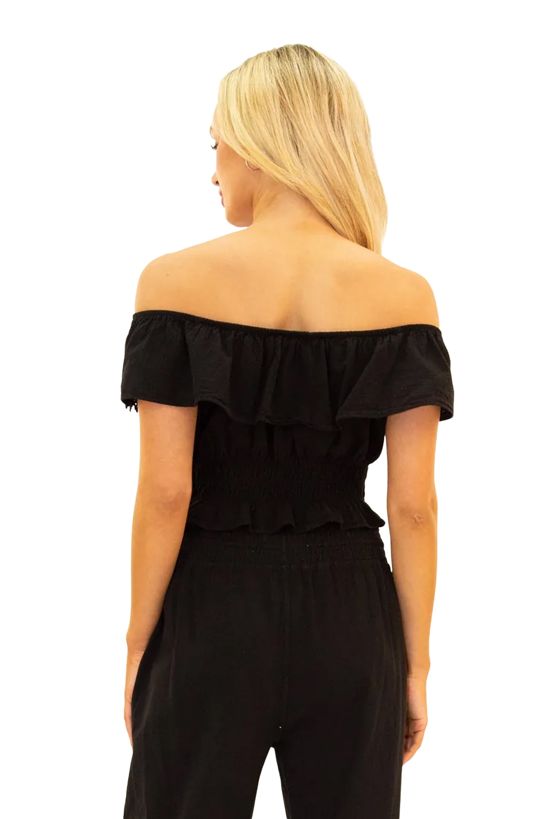 Ruffle Off The Shoulder Top