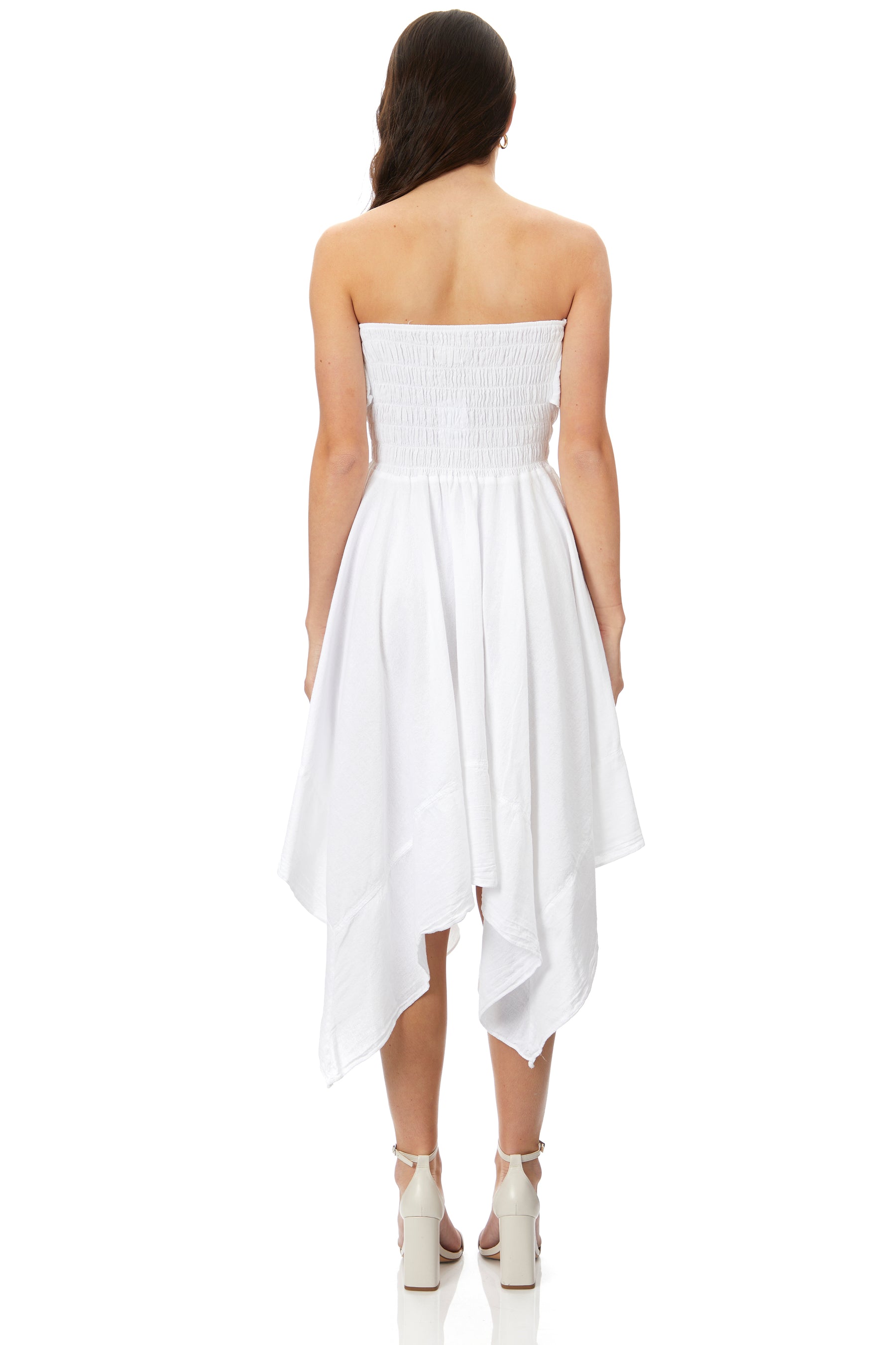 Ruffle Strapless Maxi Dress