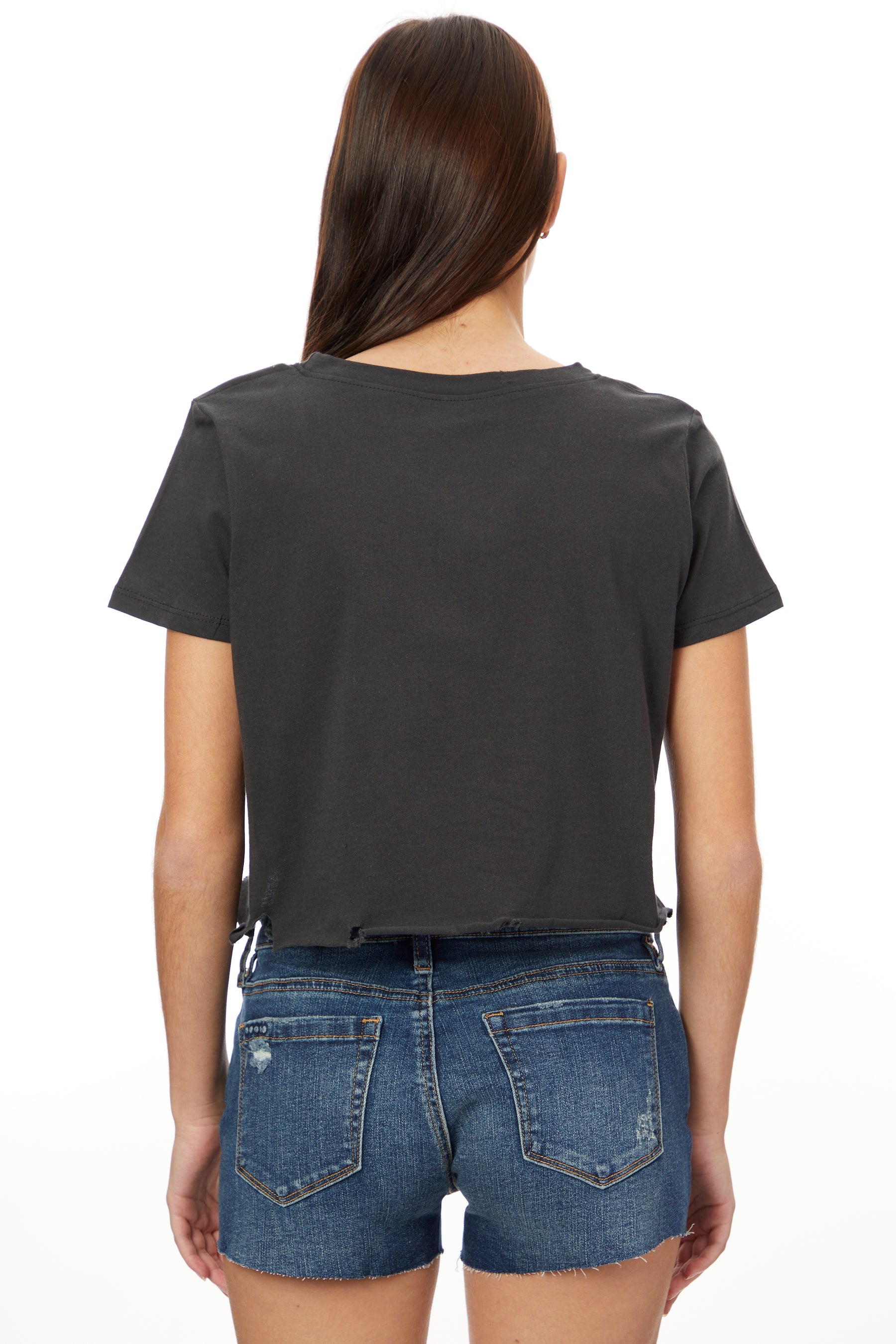 New York City Lips Crop Tee