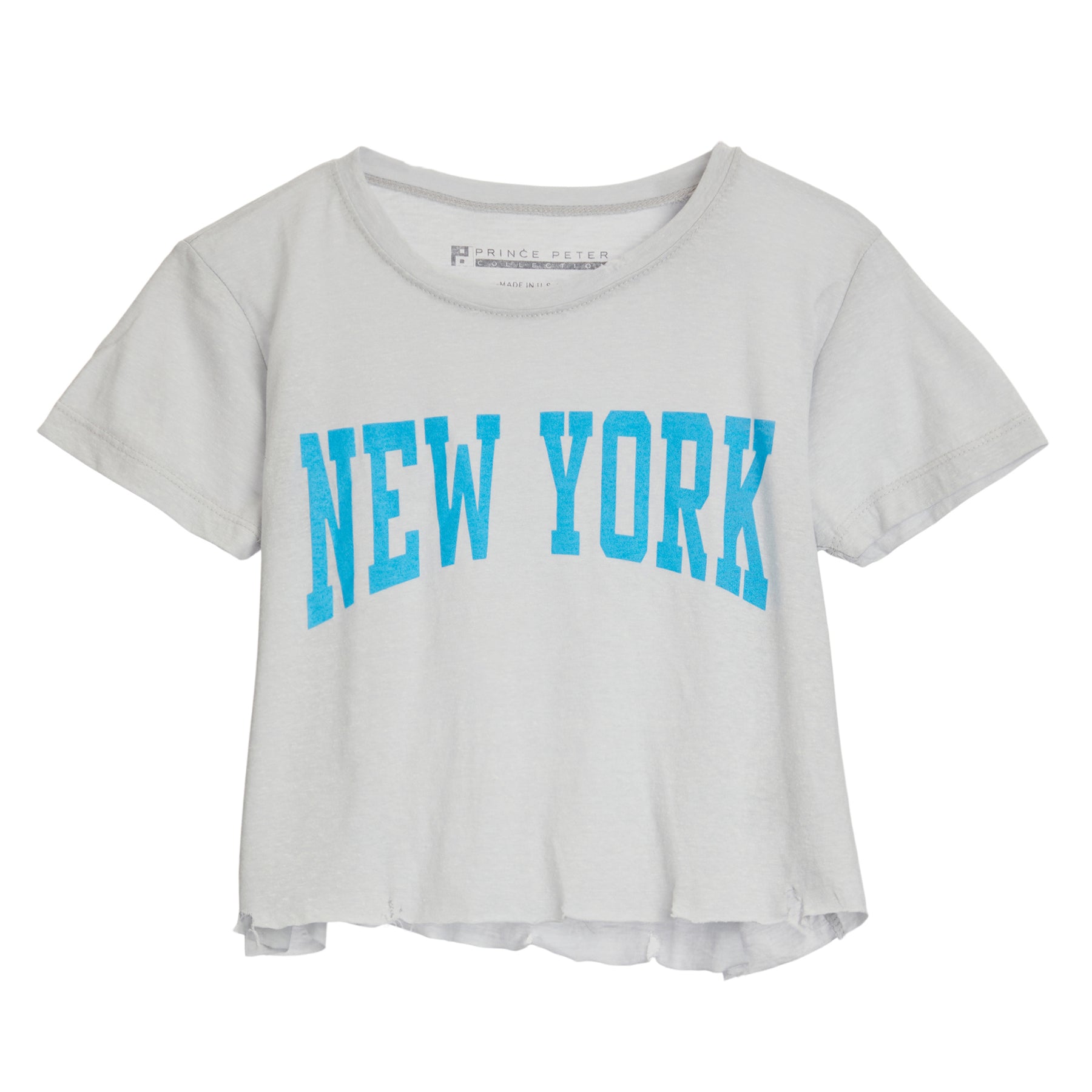 NY Triblend Crop Tee