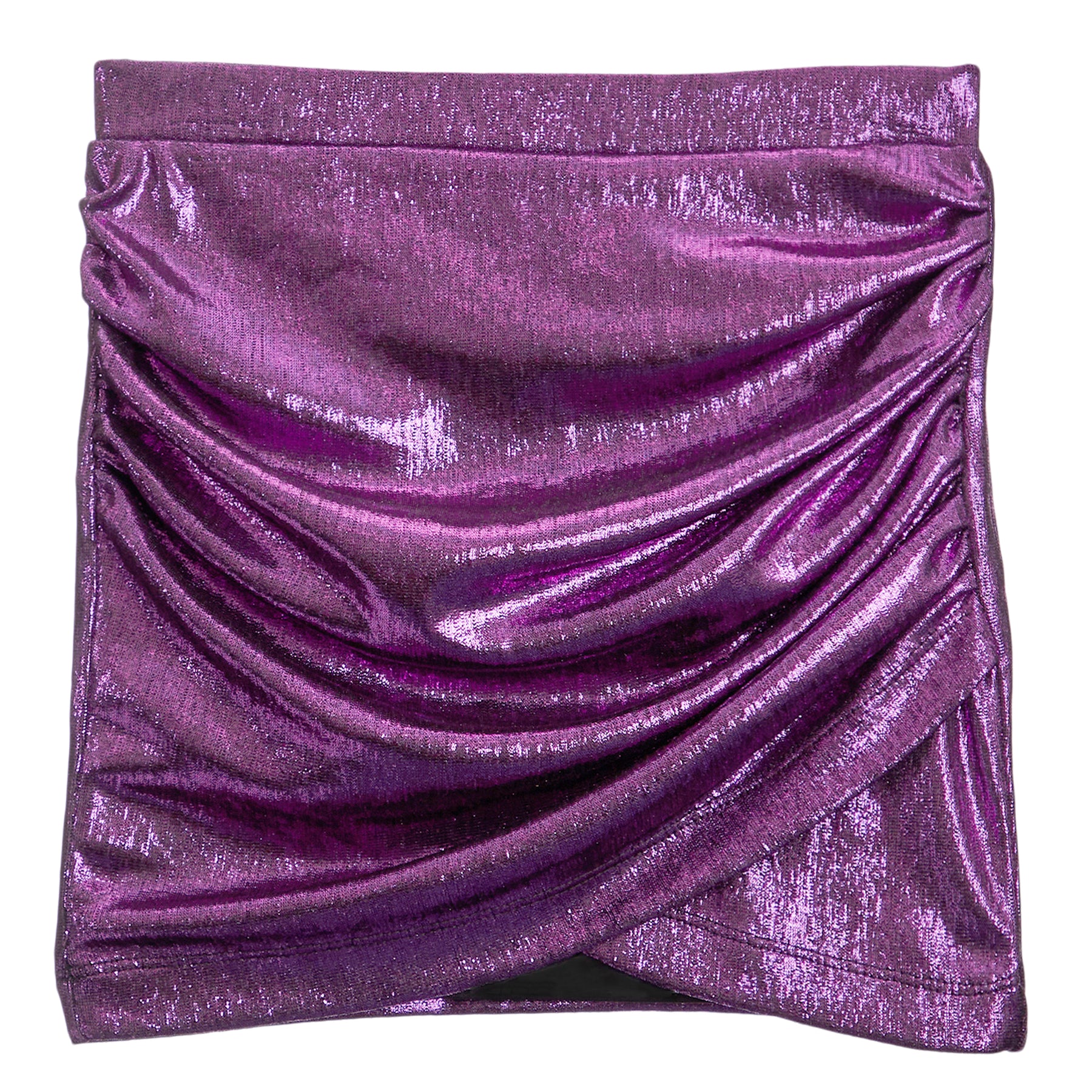 Ruched Skirt- Foil