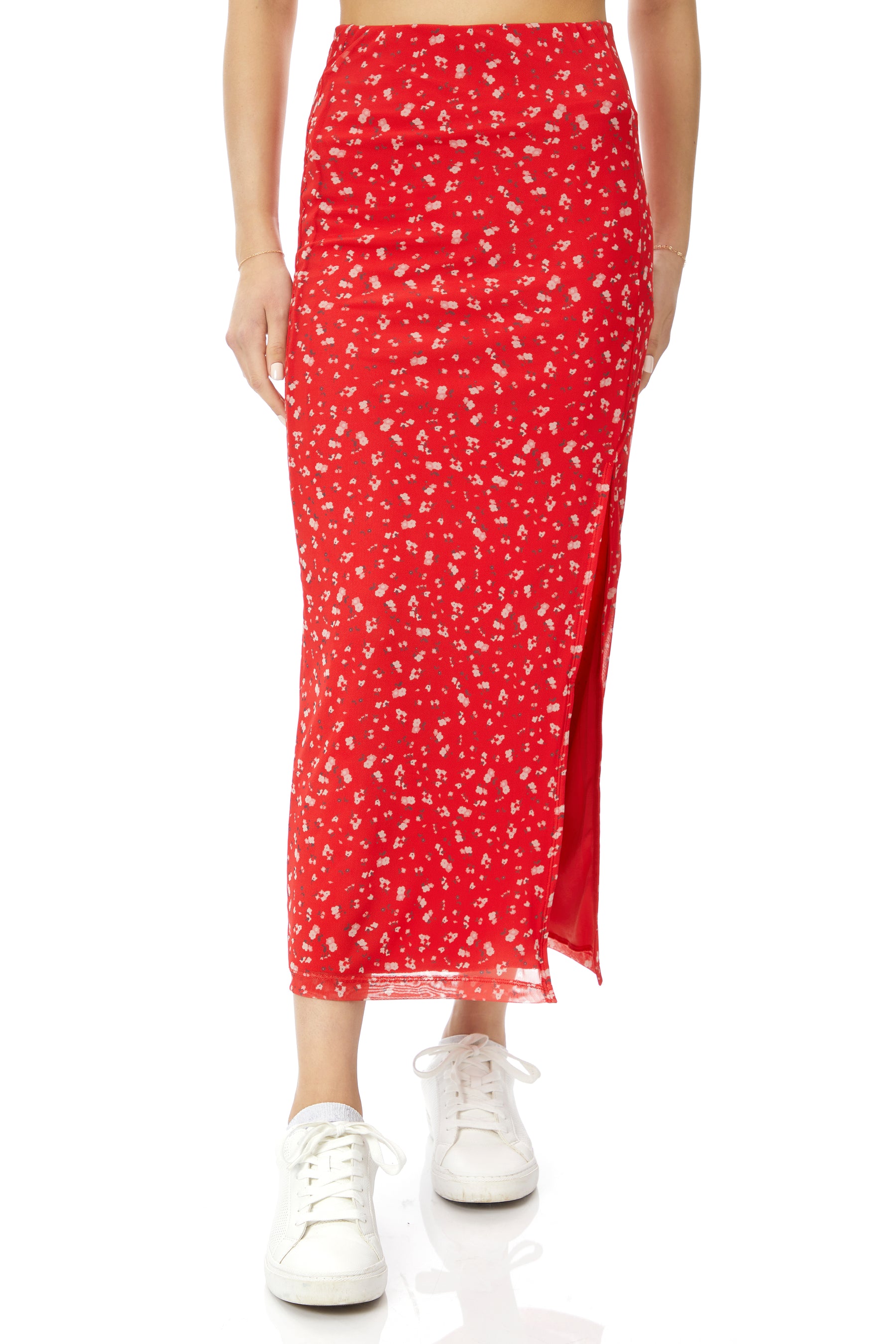 Rosalie Mesh Midi Skirt