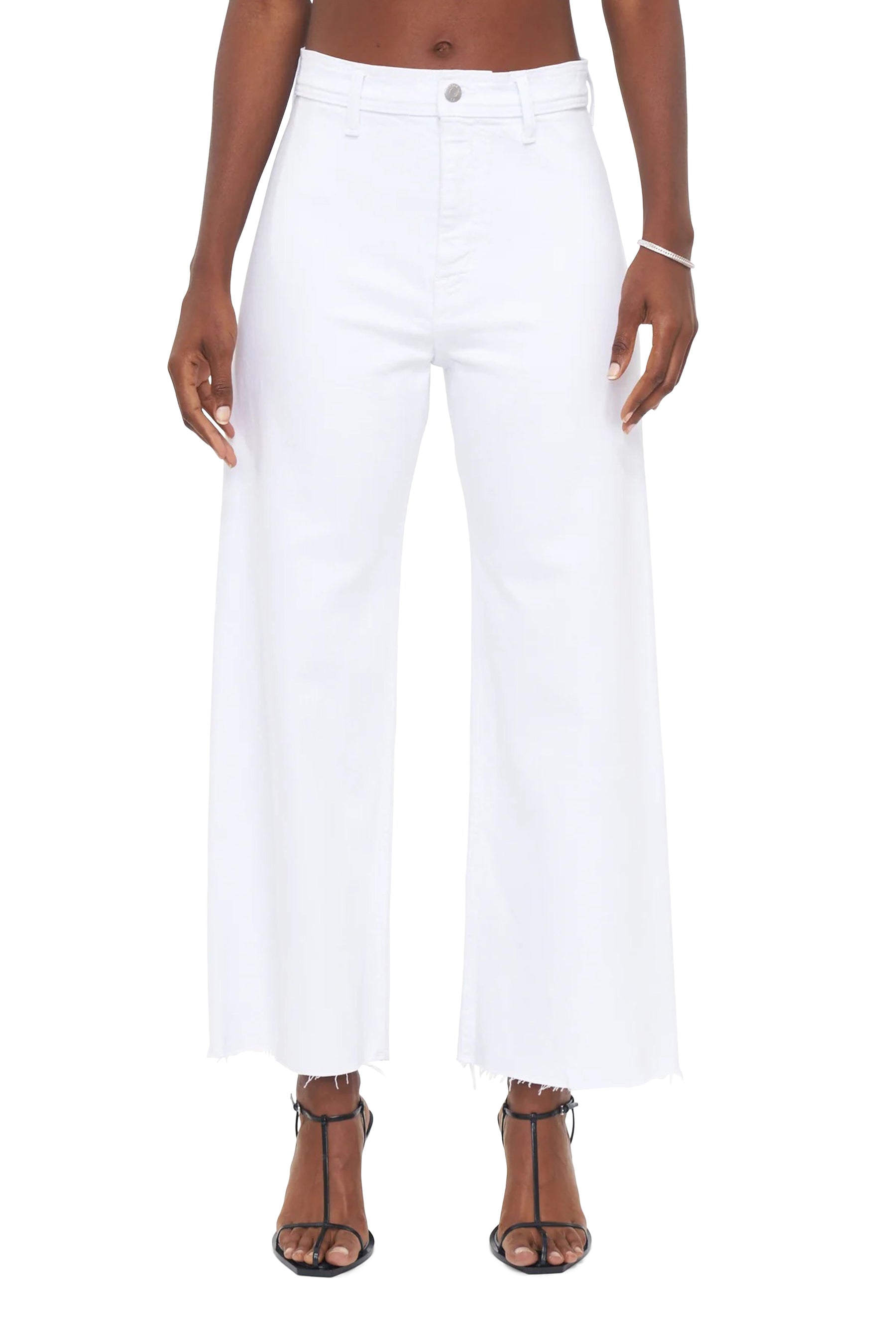 Penny High Rise Wide Leg in Blizzard