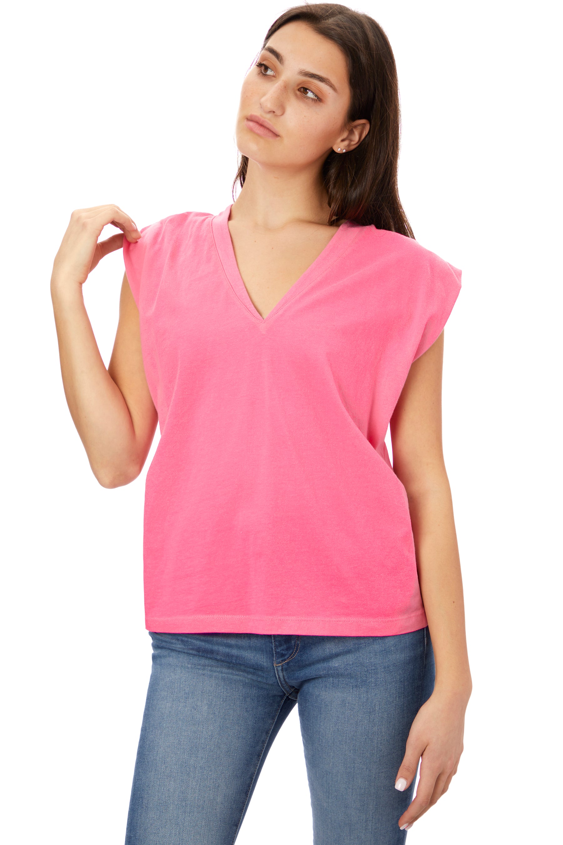 Carson V-Neck Muscle Tee