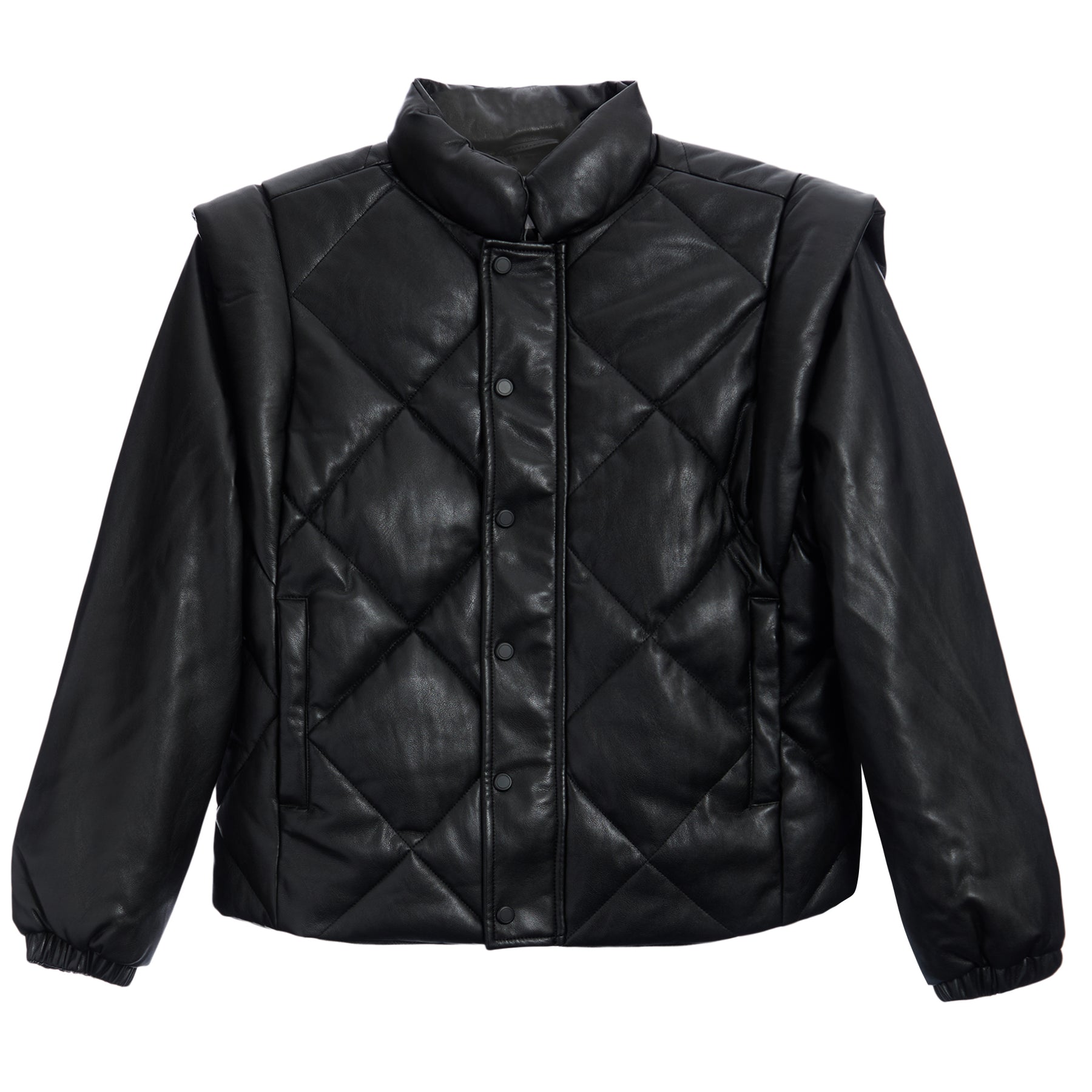 Callista Quilted Vegan Jacket