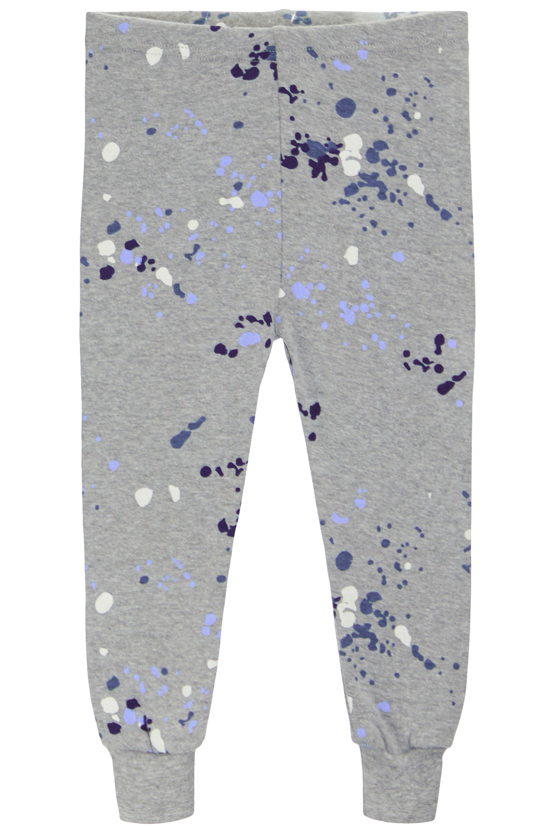 2 PC PJ Set- Grey Multi Splatter