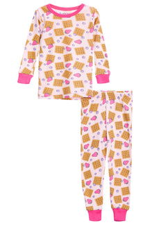 2 PC Pajamas - Waffles