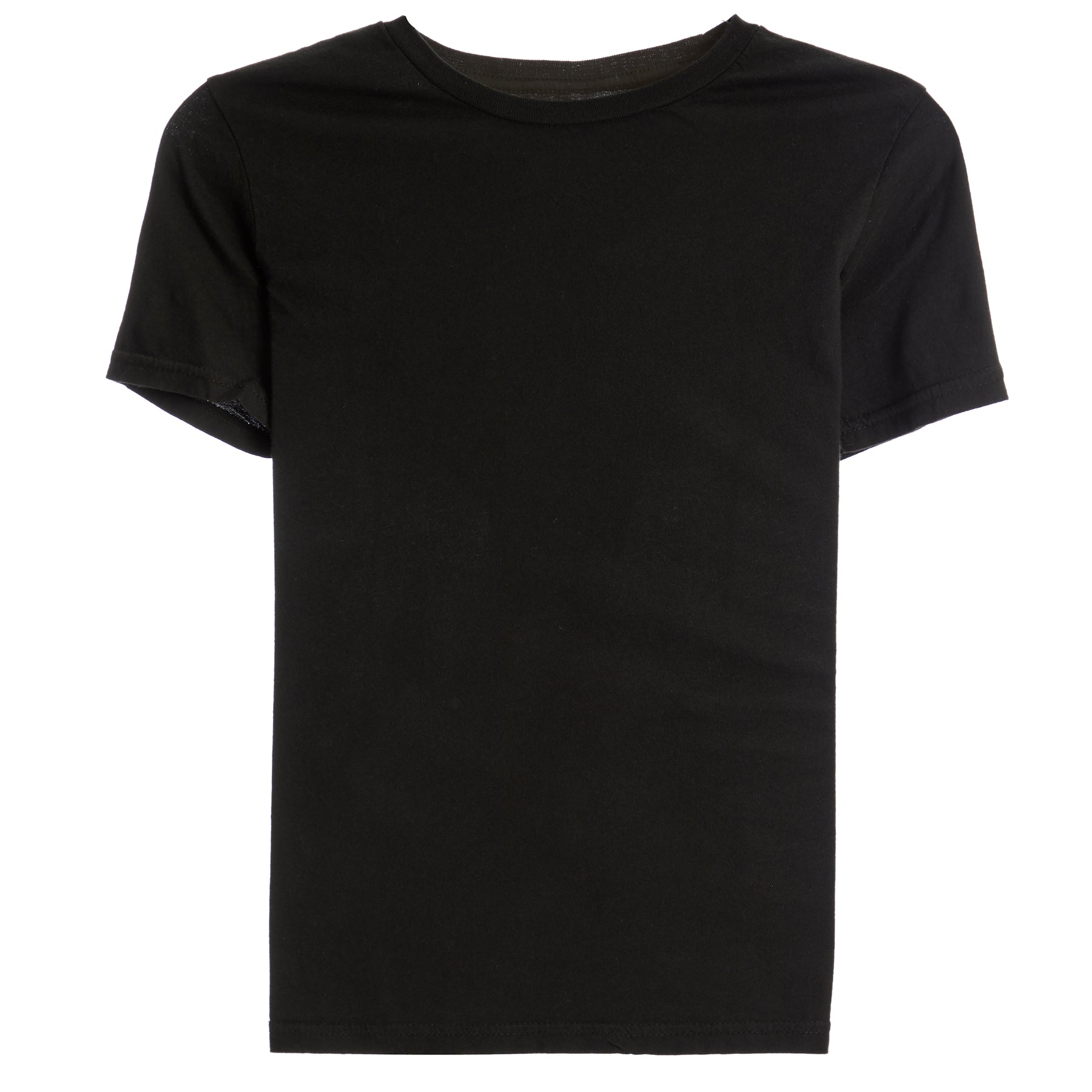 BOYS SOLID CREW NECK TEE