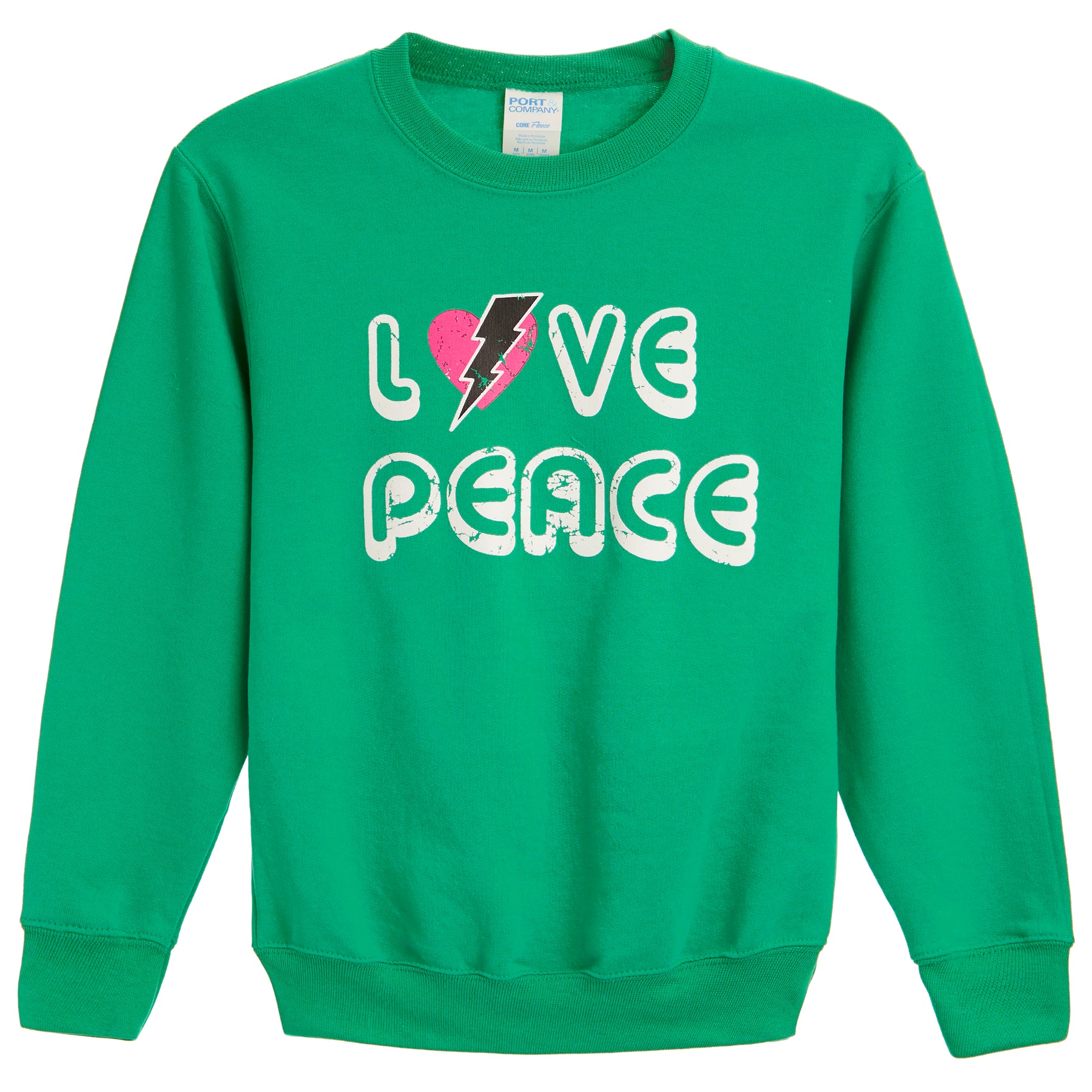 Peace & Love Fleece Crewneck