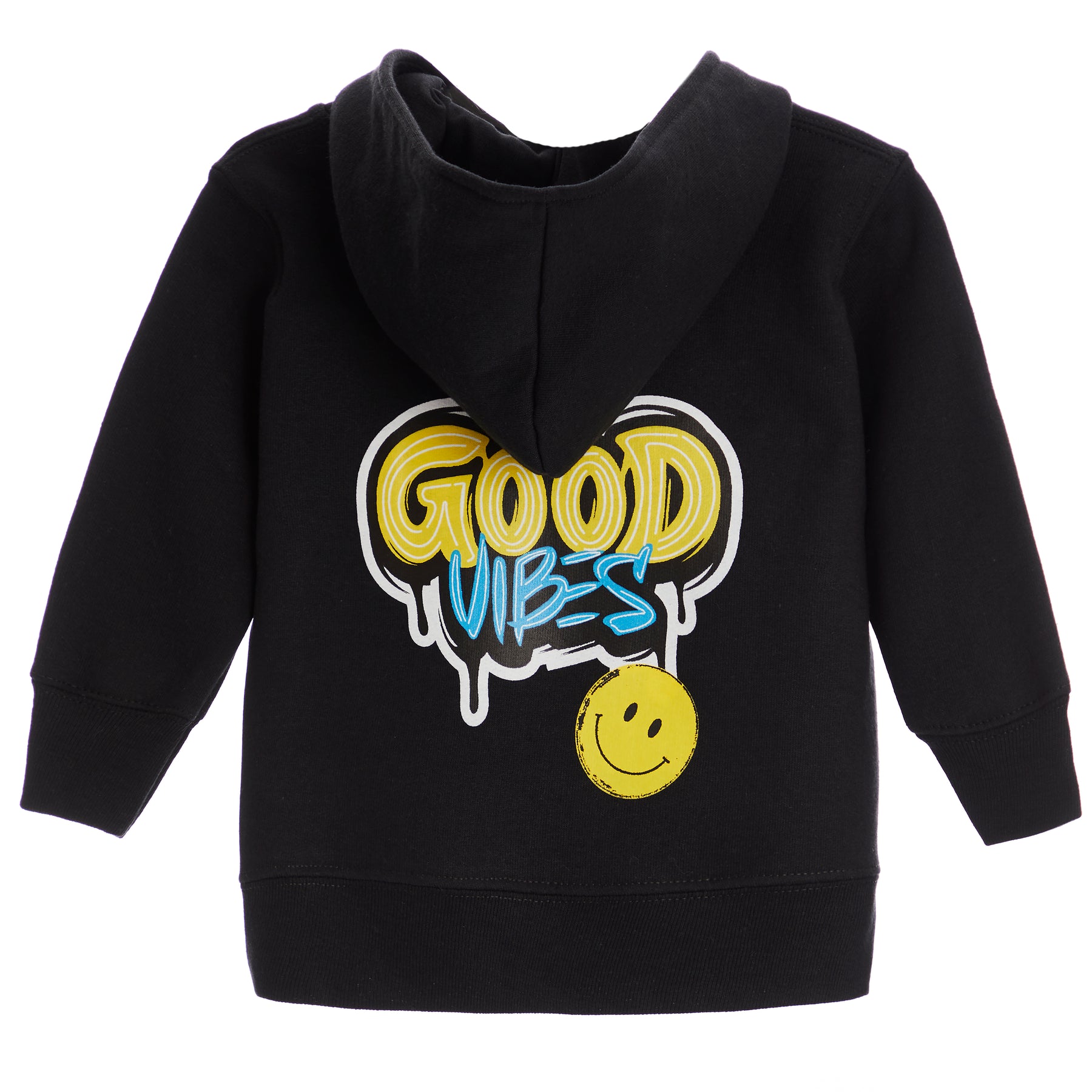 Zip Hoodie with Good Vibes