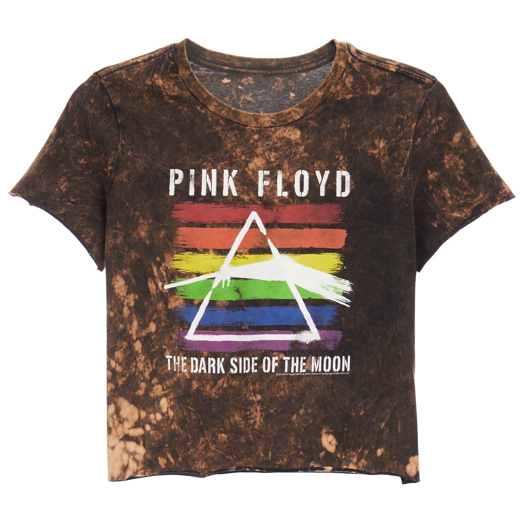 Pink Floyd Rainbow Acid Wash Tee