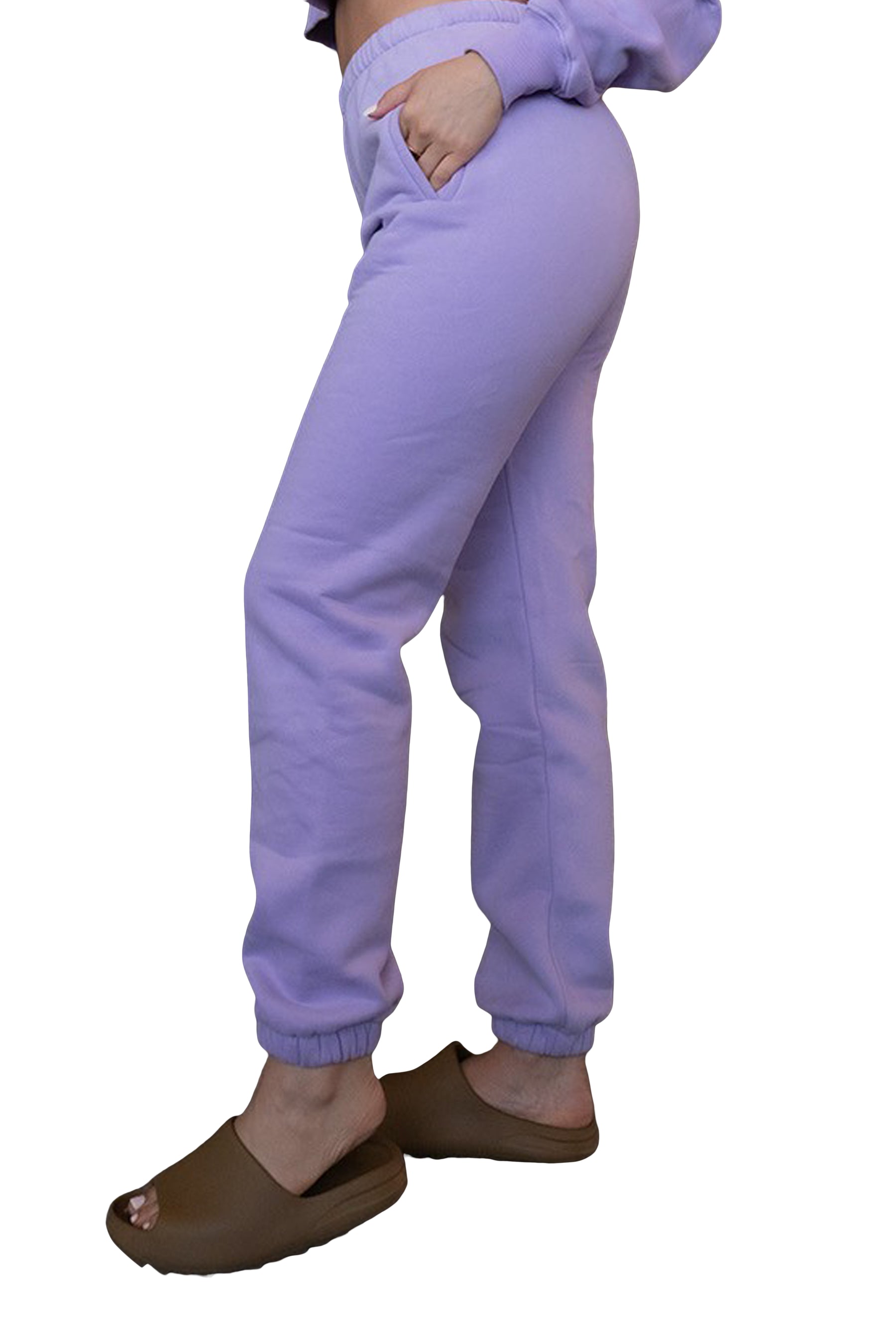 High Waist Fleece Sweatpants