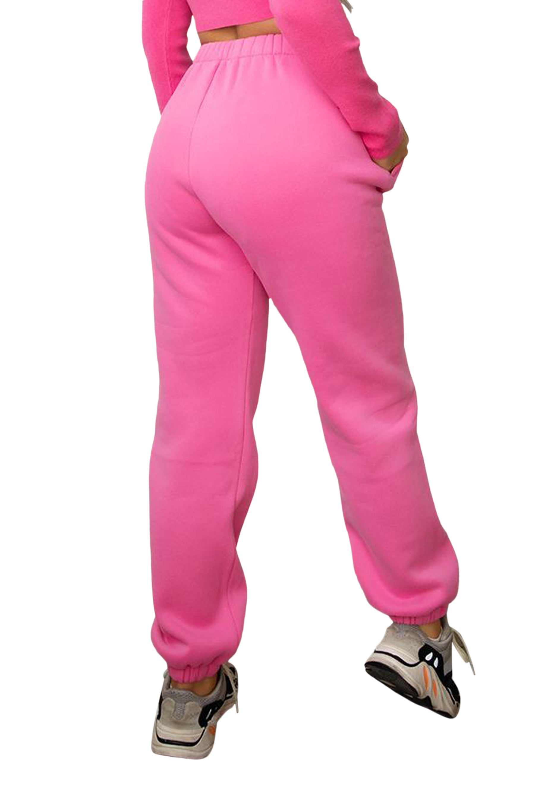 High Waist Fleece Sweatpants