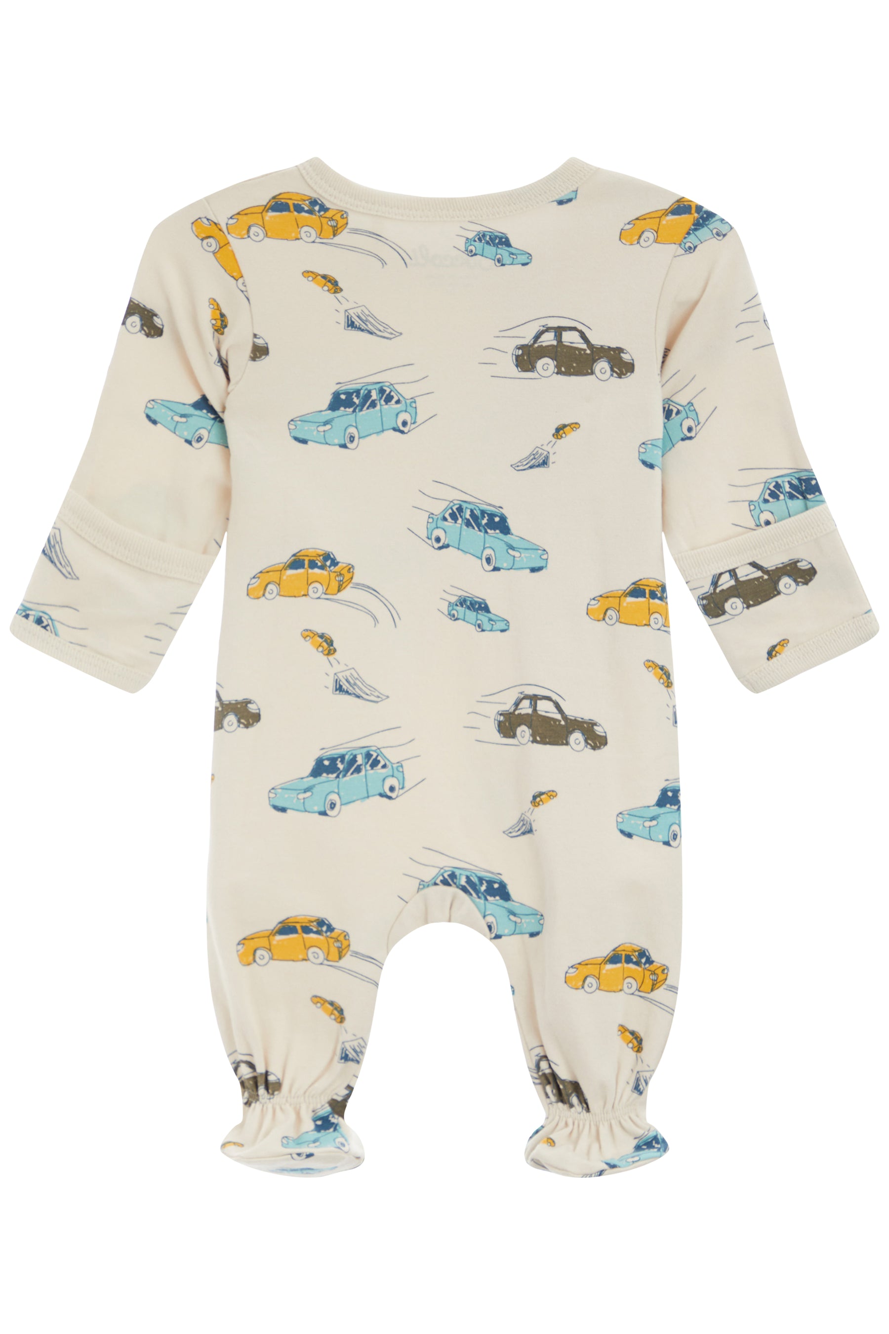 Modal Zip Footie- Cars