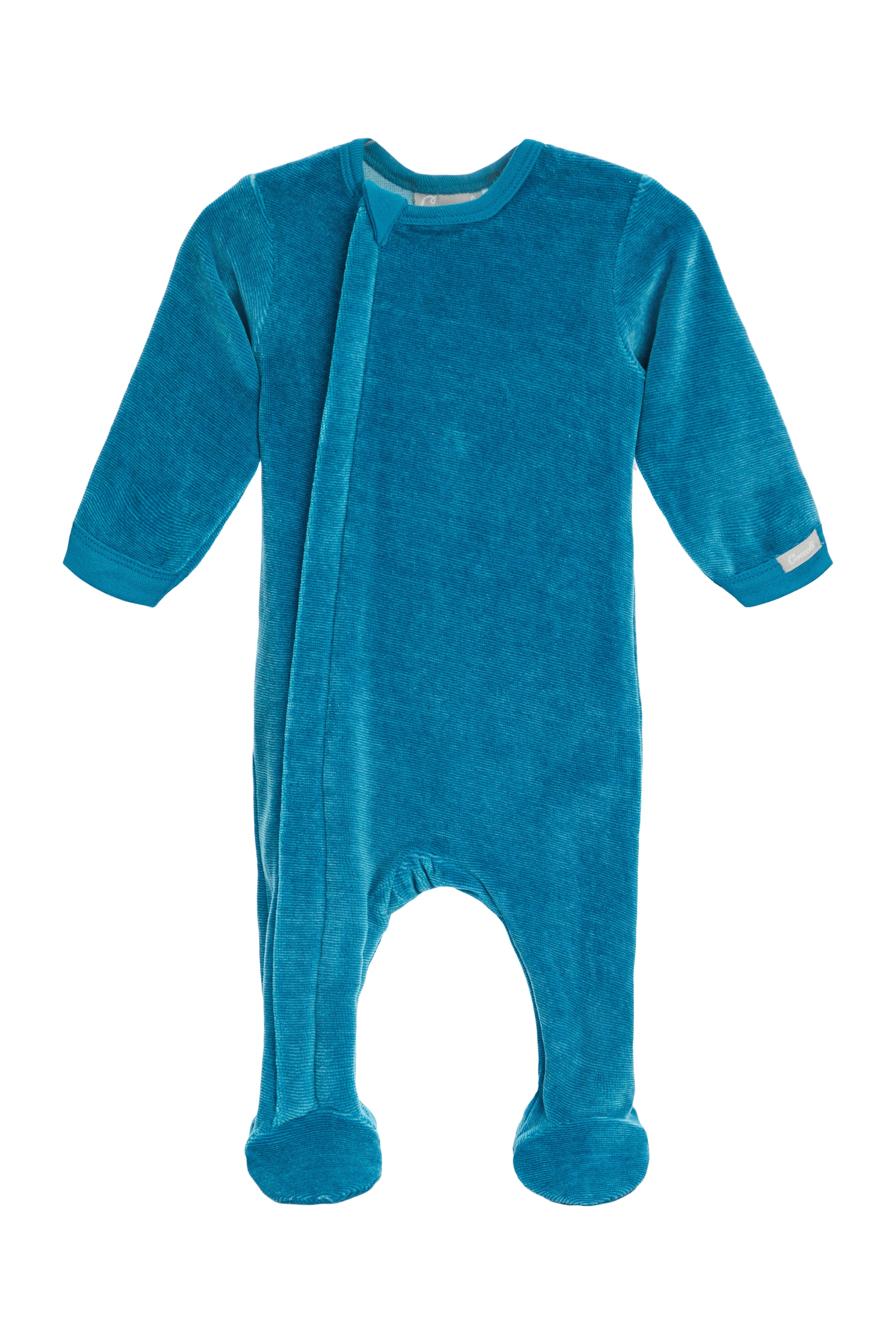 Velour Zip Footie