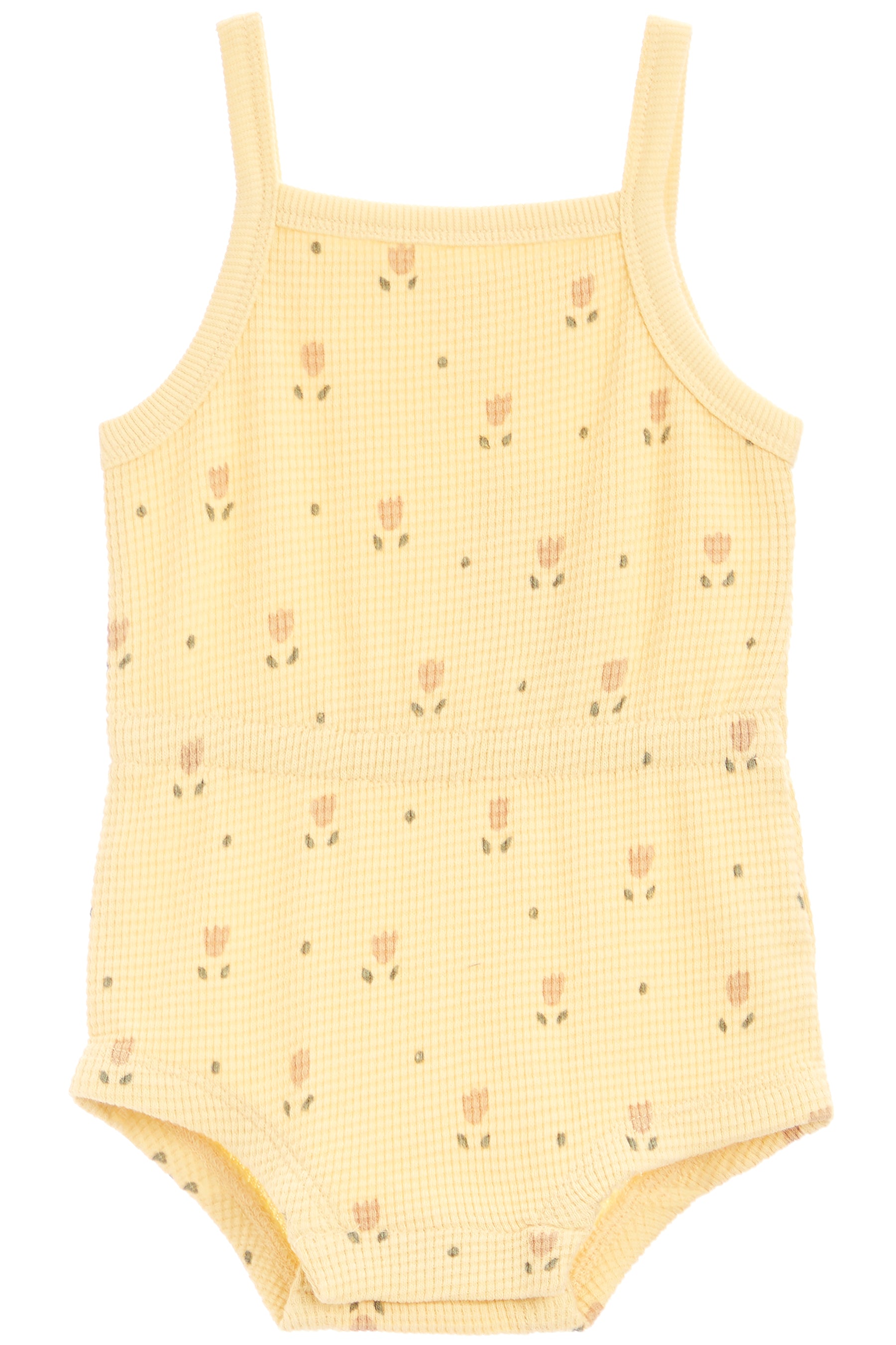 Waffle Cinch Romper
