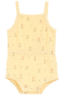 Waffle Cinch Romper