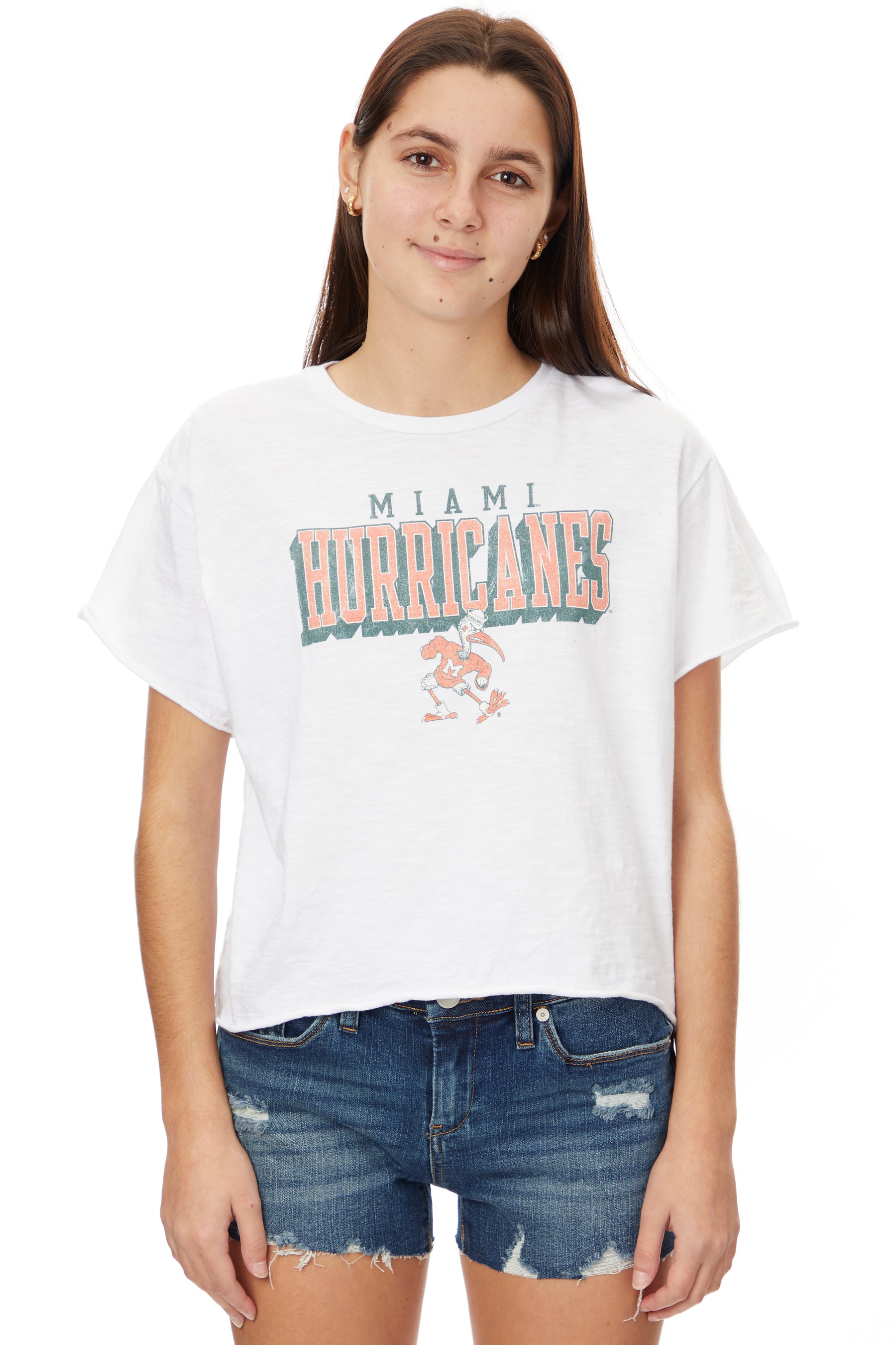 University Of Miami Crop Tee