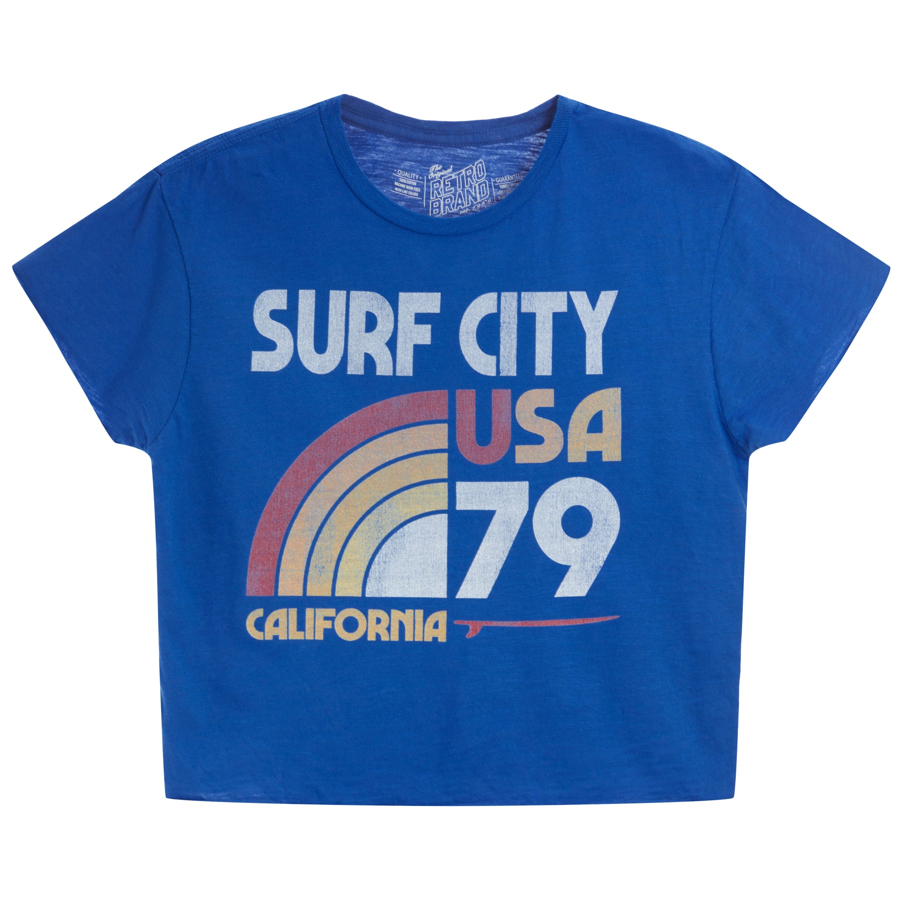 Surf City Crop Tee