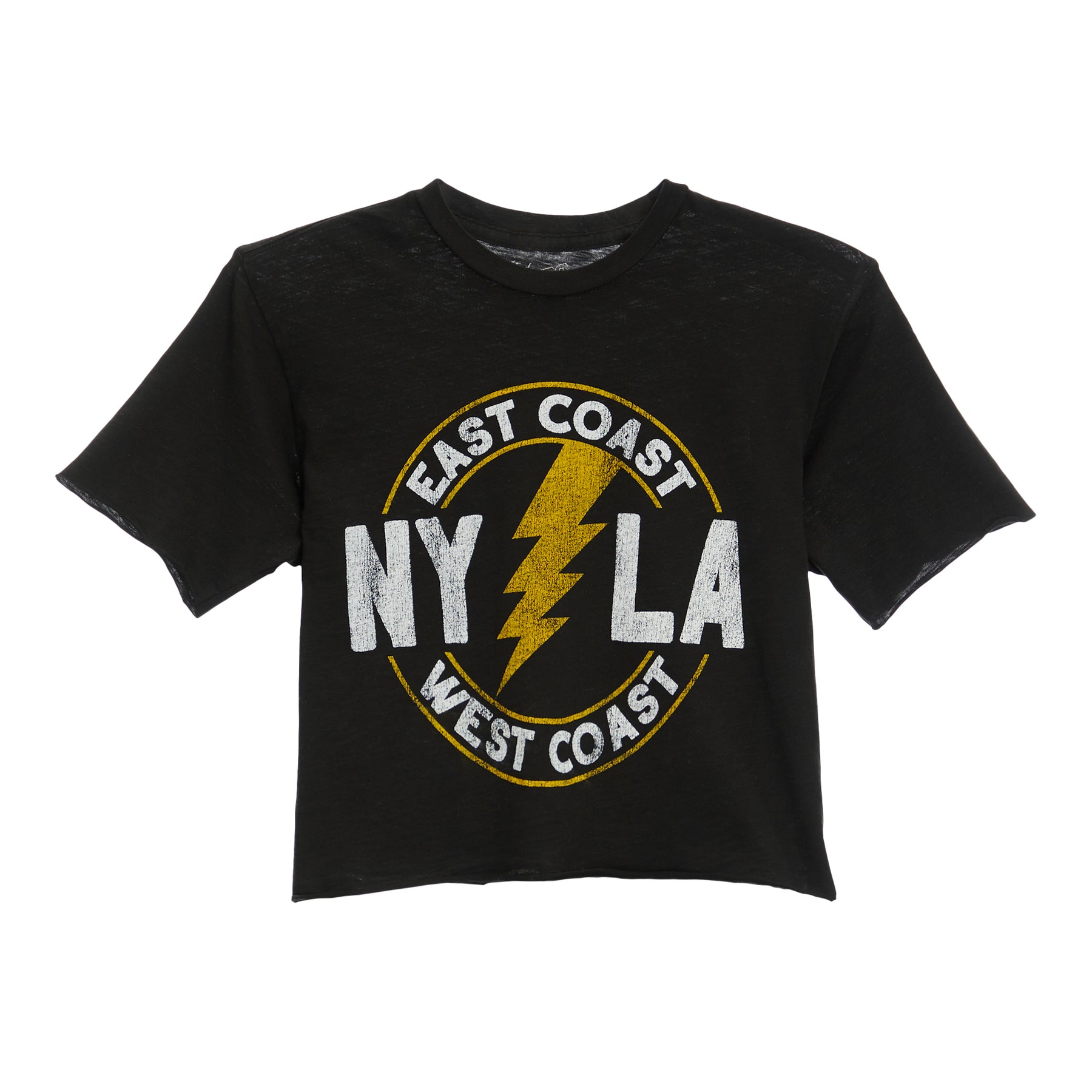 NY LA Crop Tee