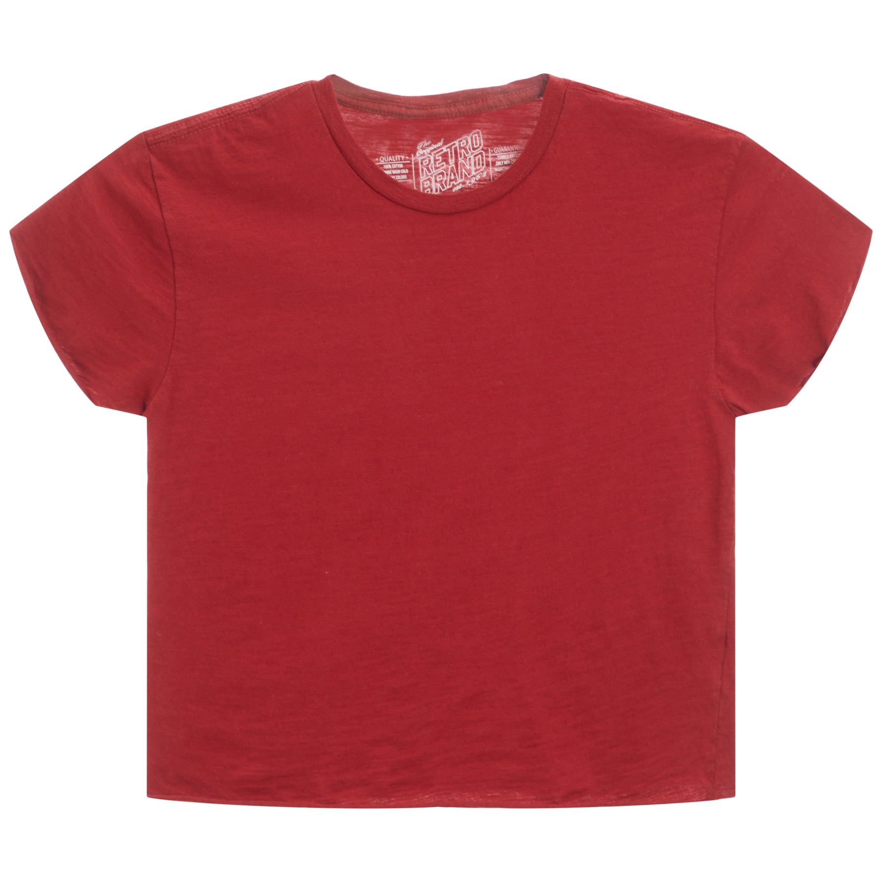 Solid Cropped Tee