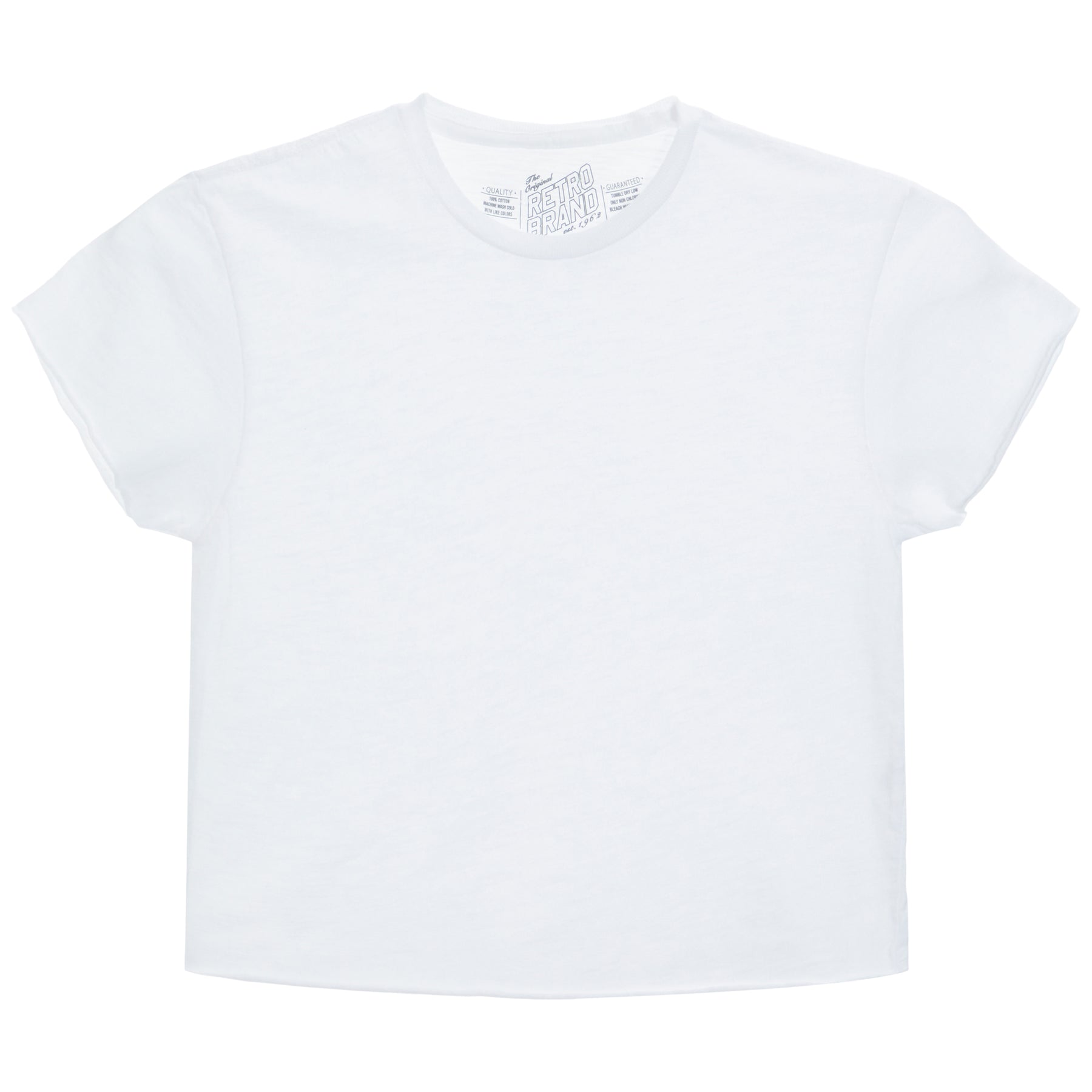 Solid Cropped Tee