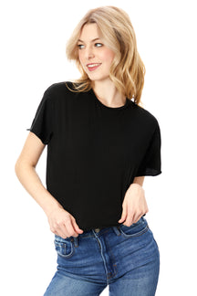 Solid Cropped Tee