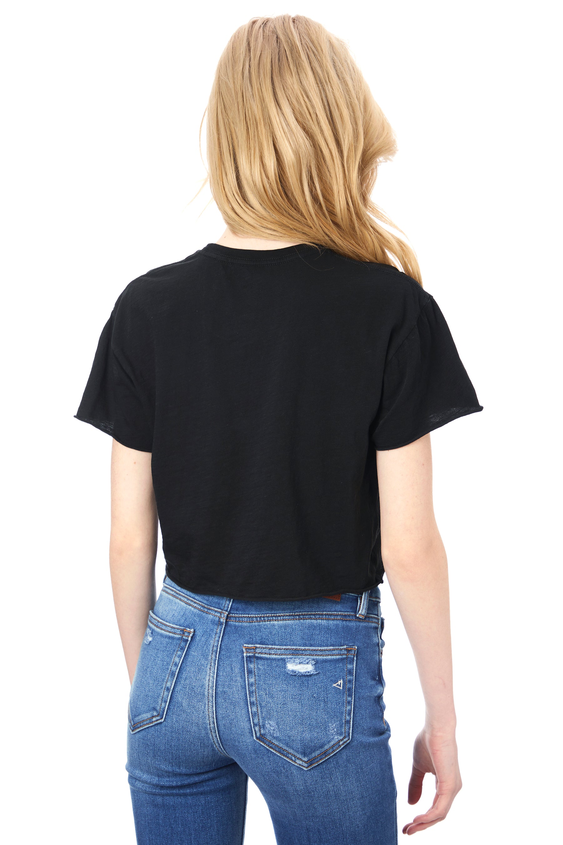 Solid Cropped Tee