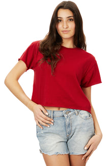Solid Cropped Tee