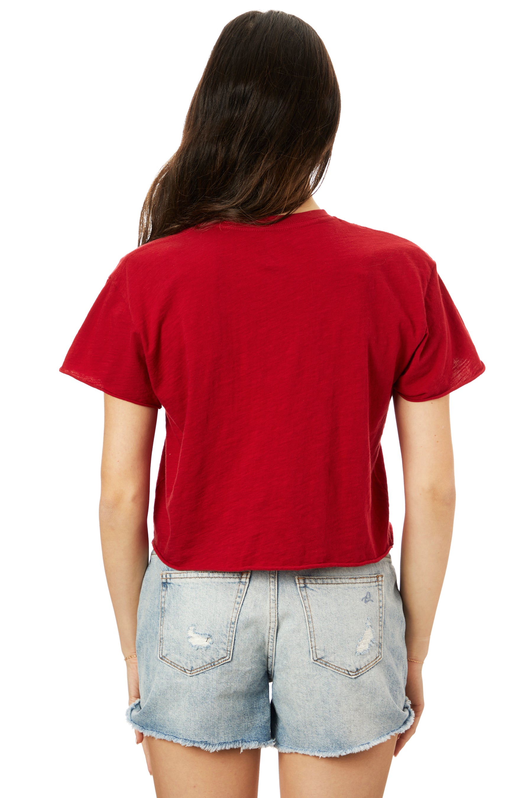 Solid Cropped Tee