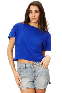 Solid Cropped Tee