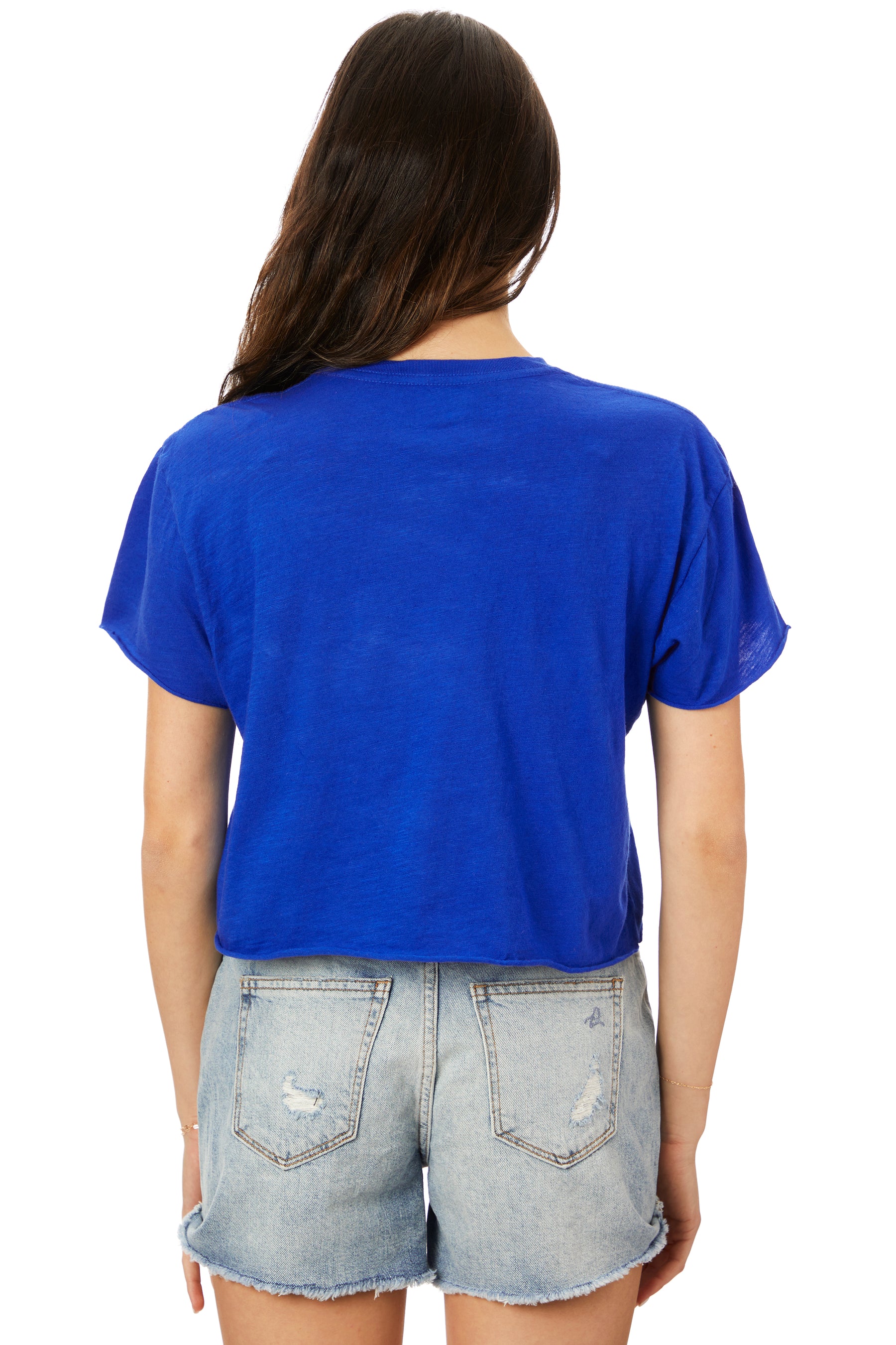 Solid Cropped Tee