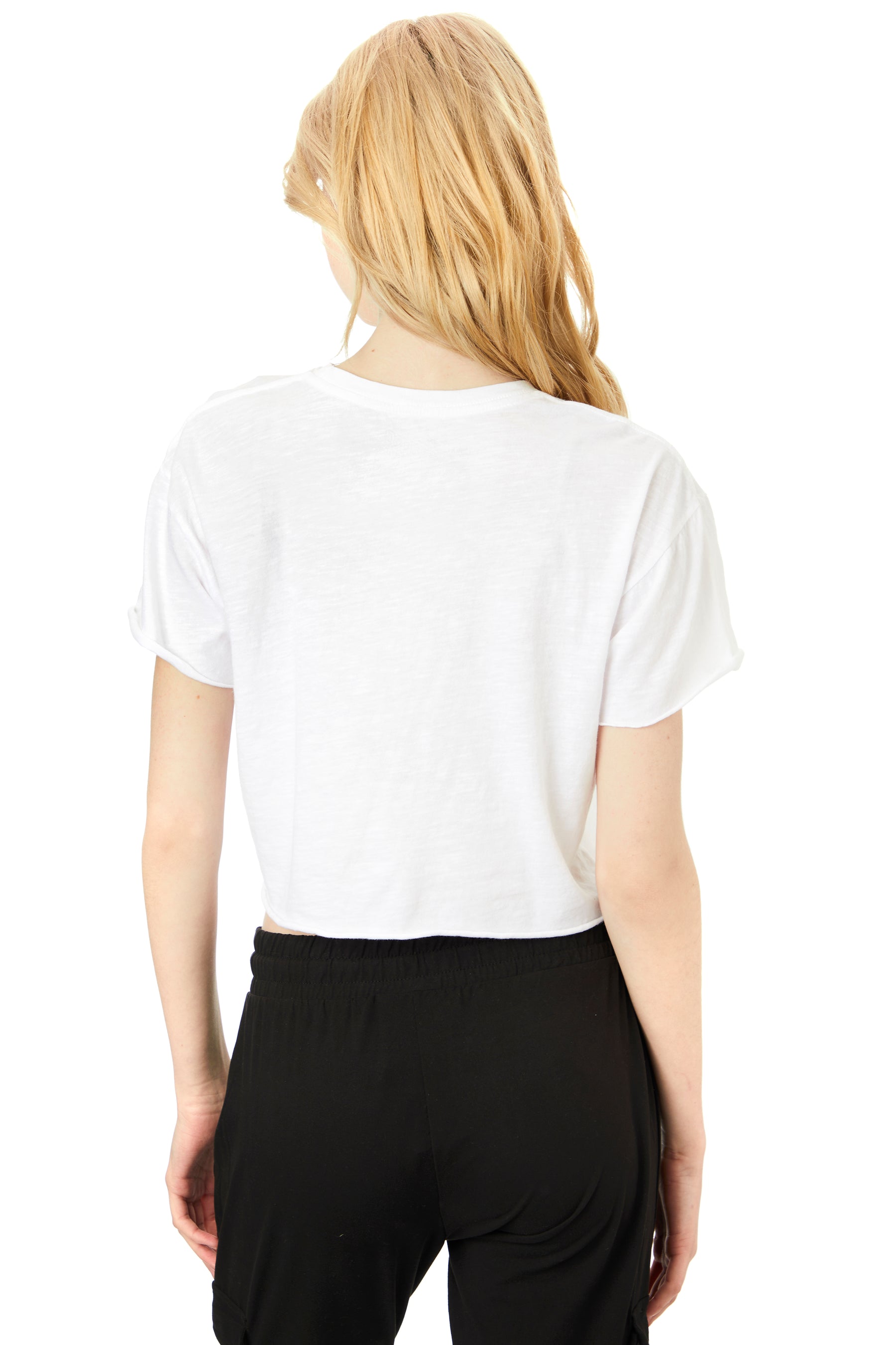 Solid Cropped Tee