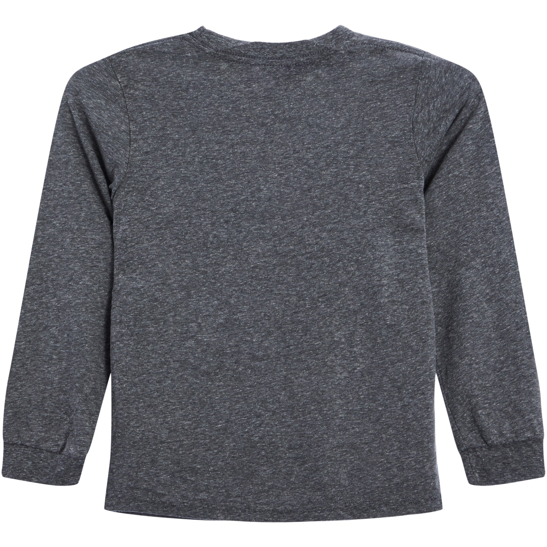 Long Sleeve Blank Streaky Grey
