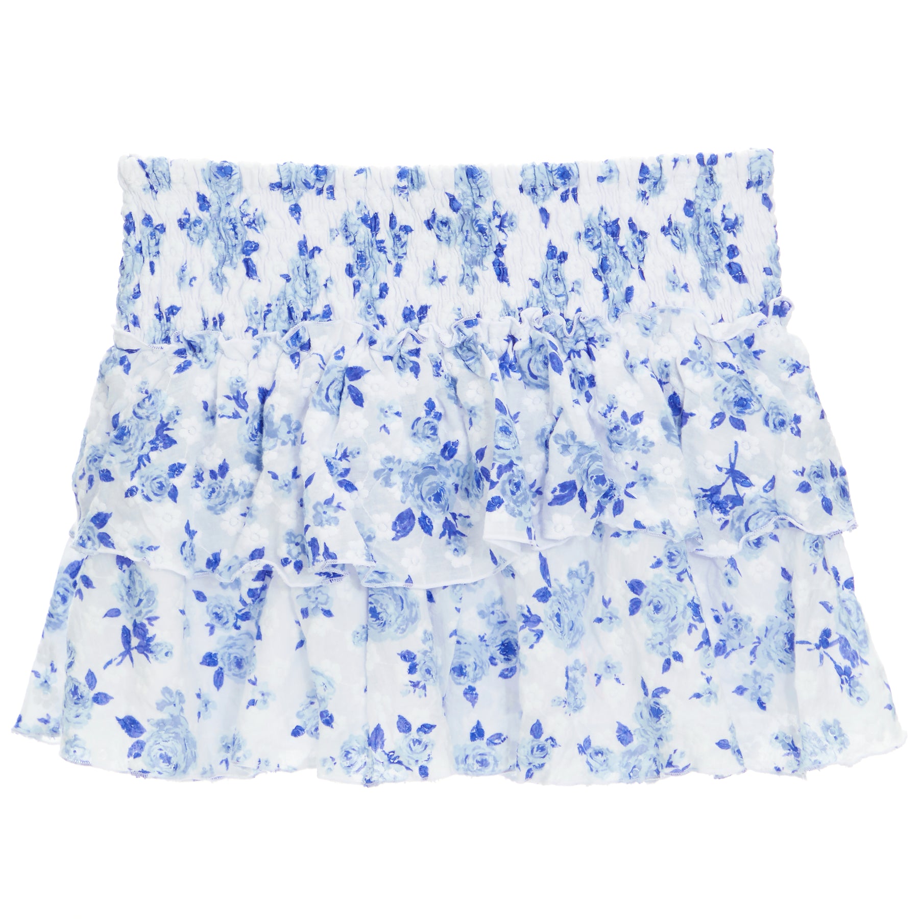 Blue Rose Eyelet Skirt