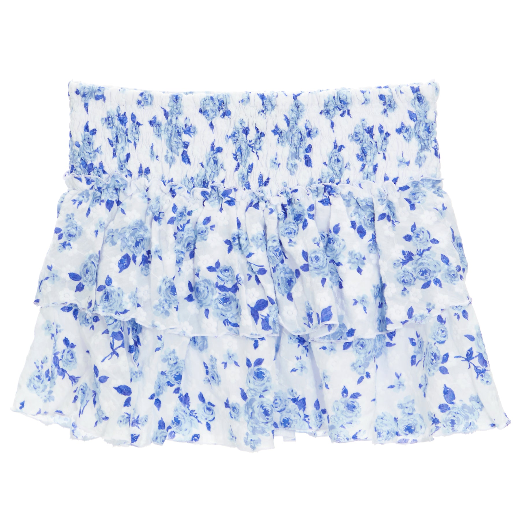 Blue Rose Eyelet Skirt