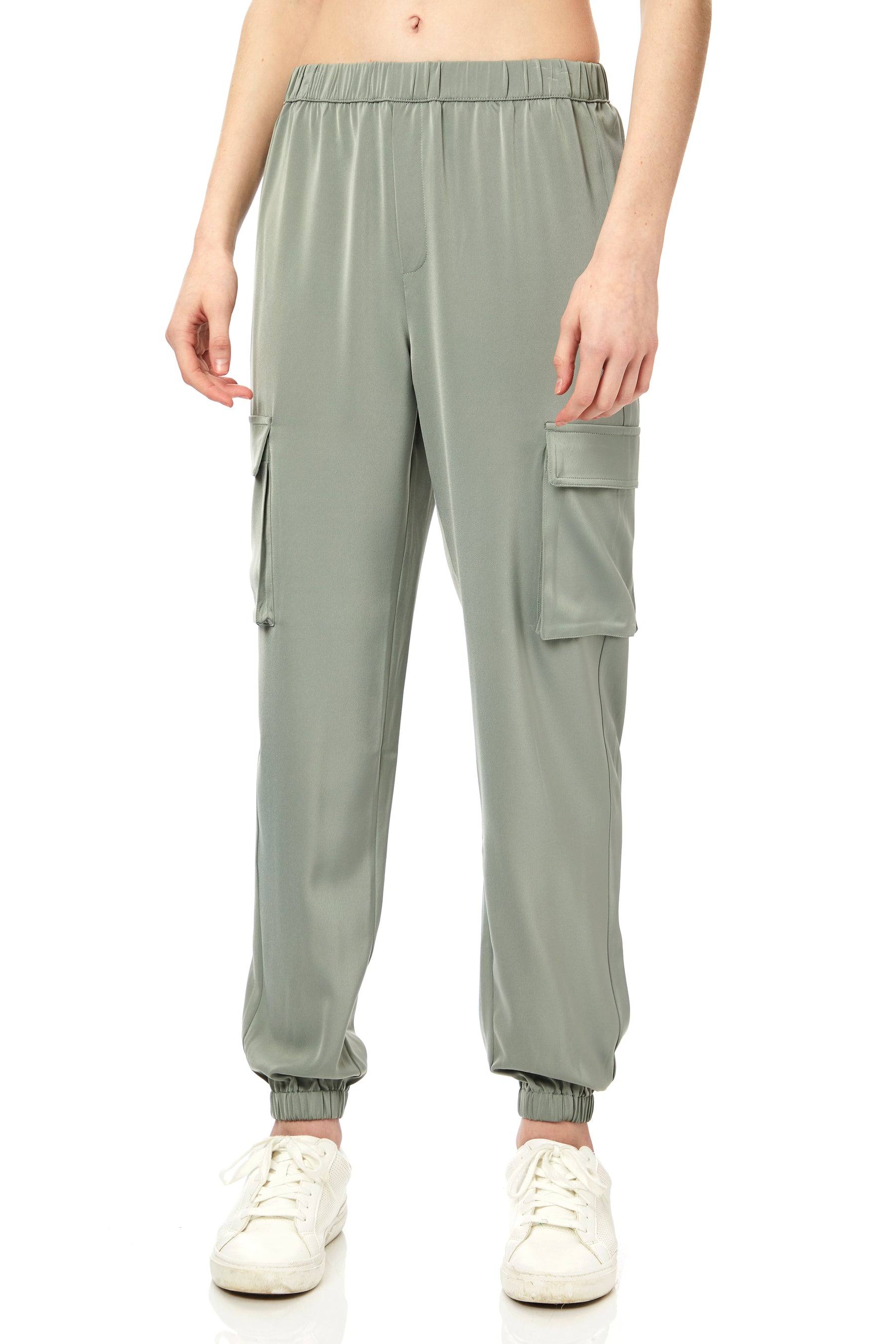 Satin Cargo Pant