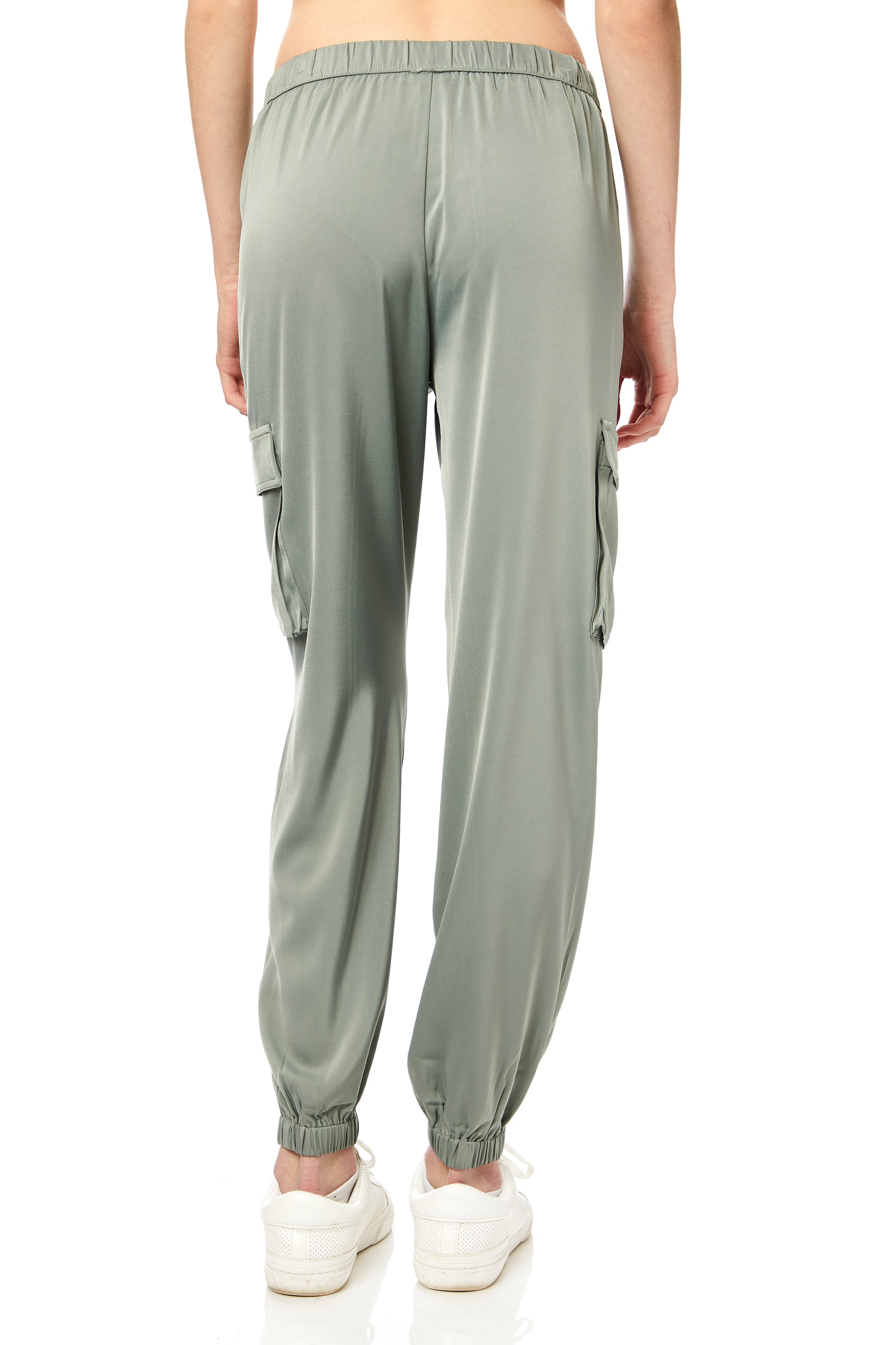 Satin Cargo Pant