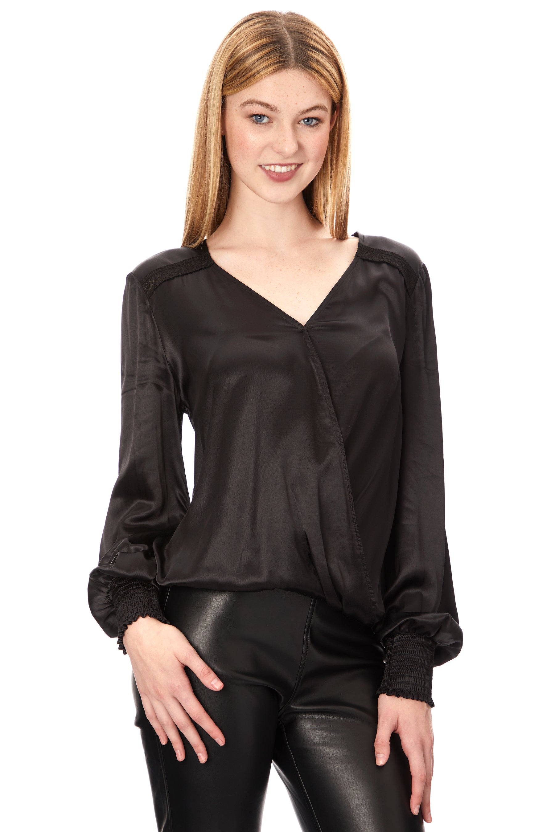 Wrap V-Neck Top