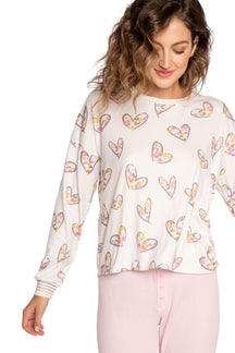 Heart Full Of Daisies Pointelle Crew