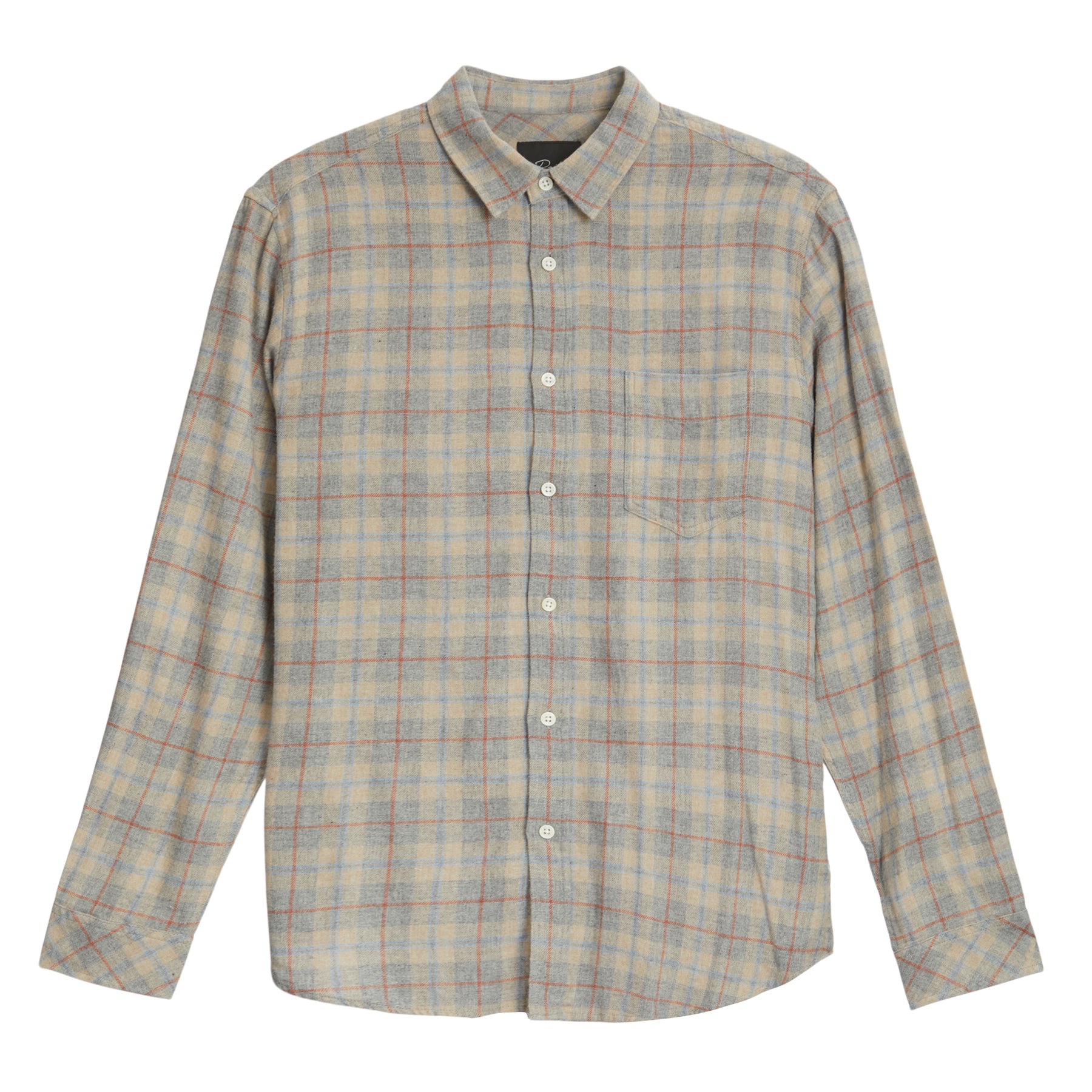 L/S Lennox Woven Paper Grey