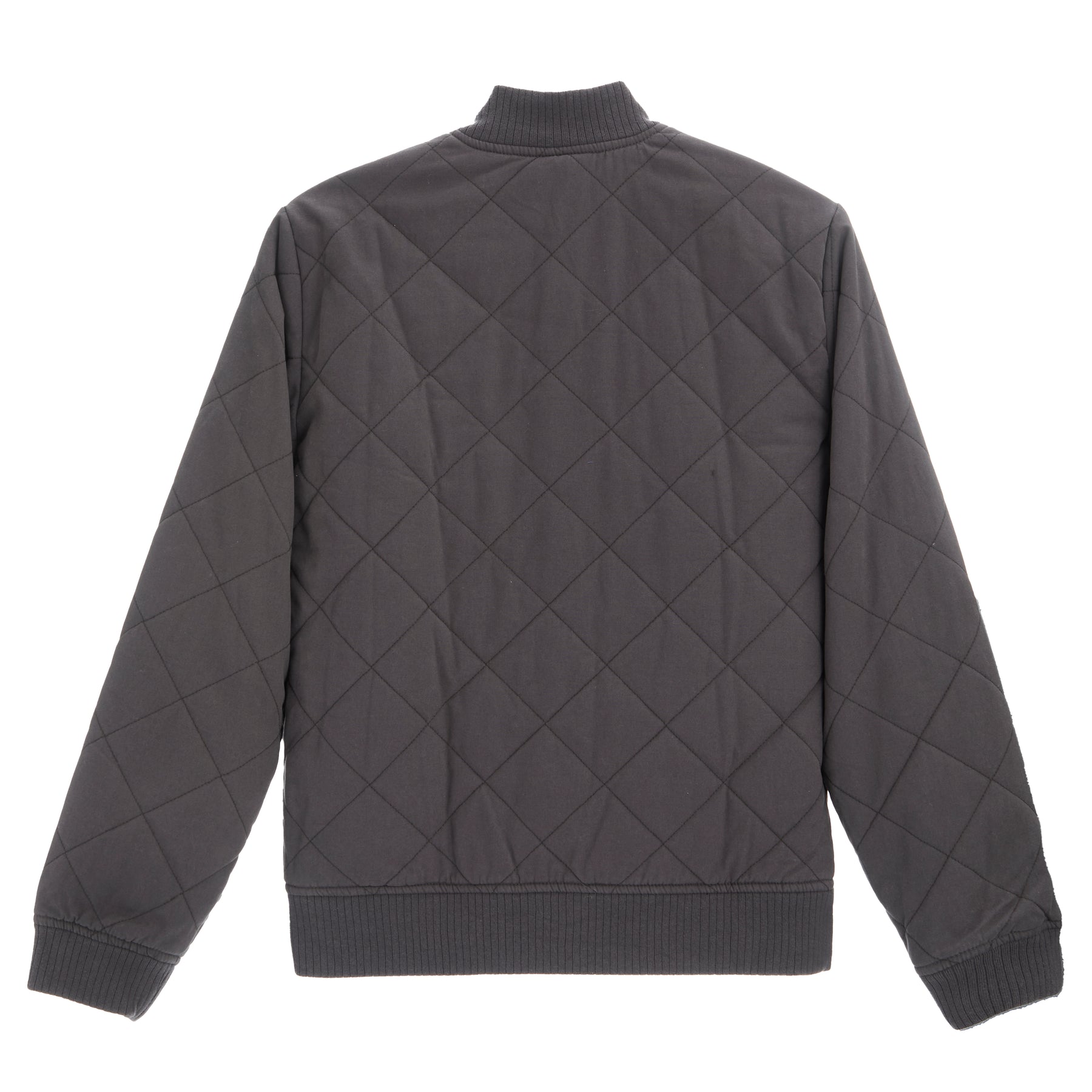 Quilted Textured Bomber Jacket