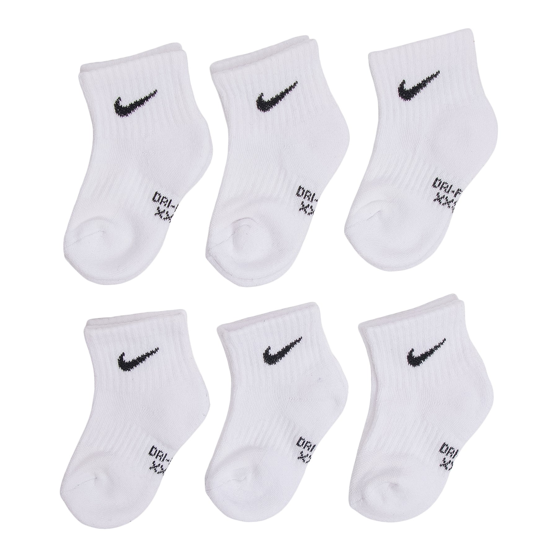 Performance Basic Ankle 6pk White Sock