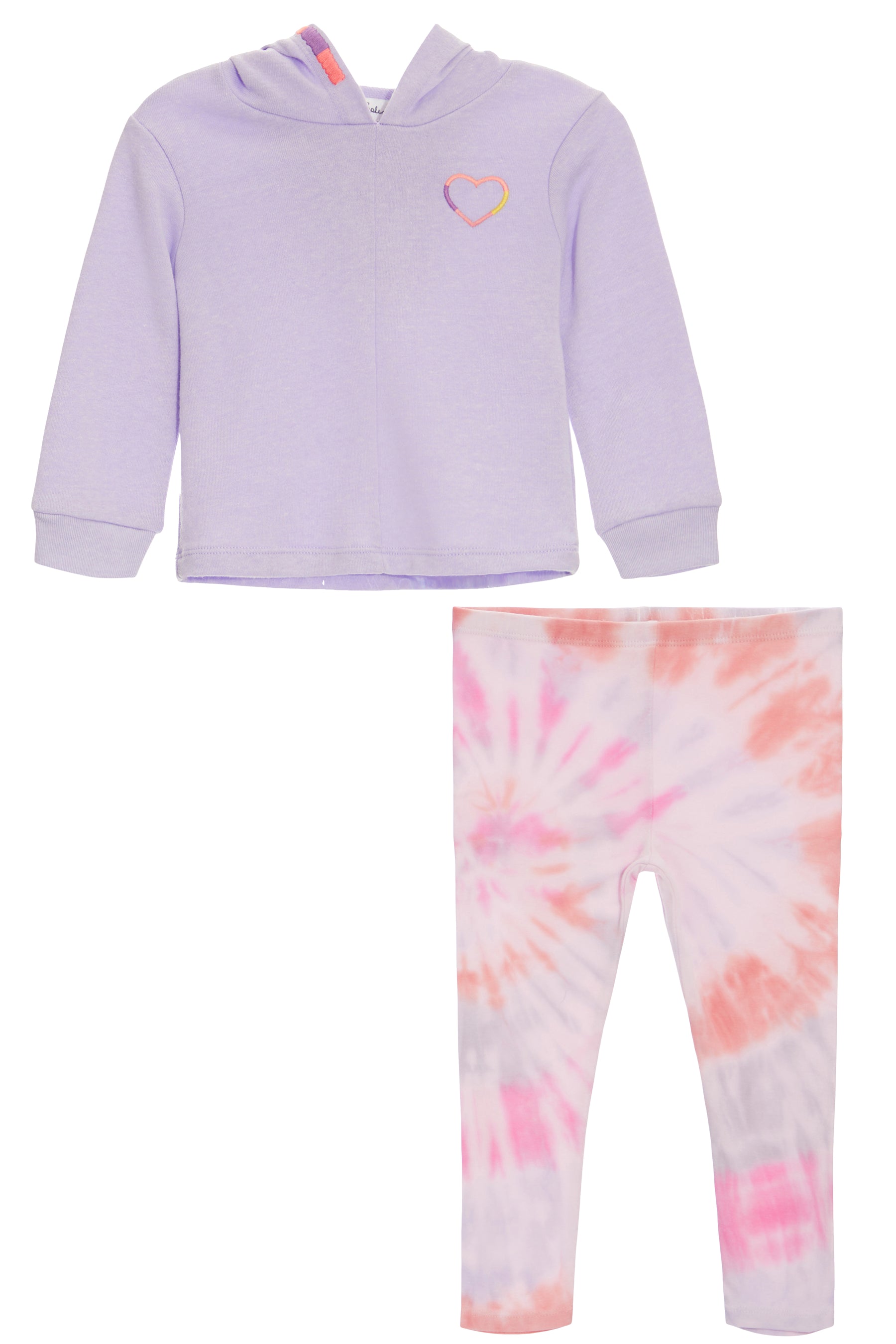 Rainbow Heart Legging Set