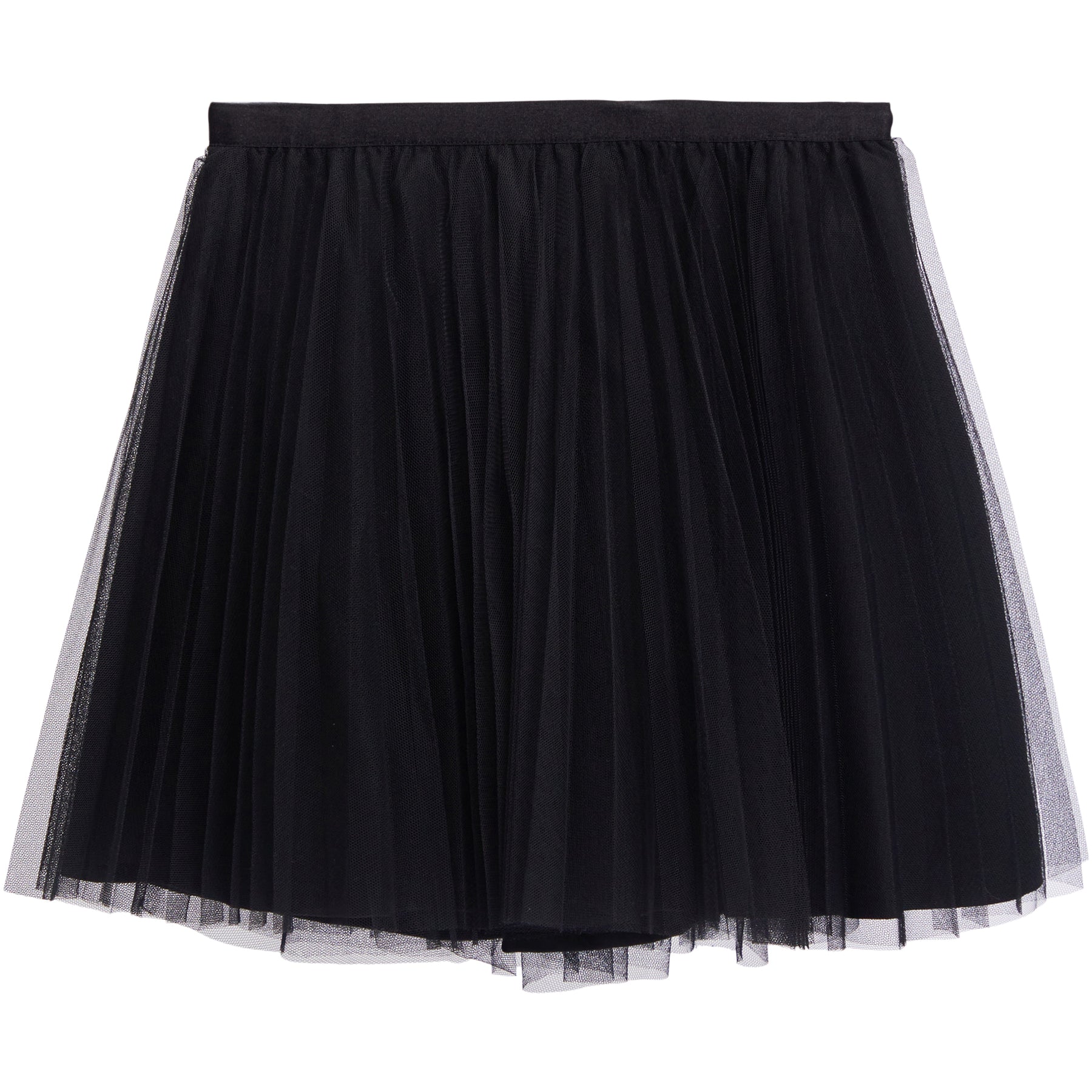Rose Chiffon Pleat Skirt