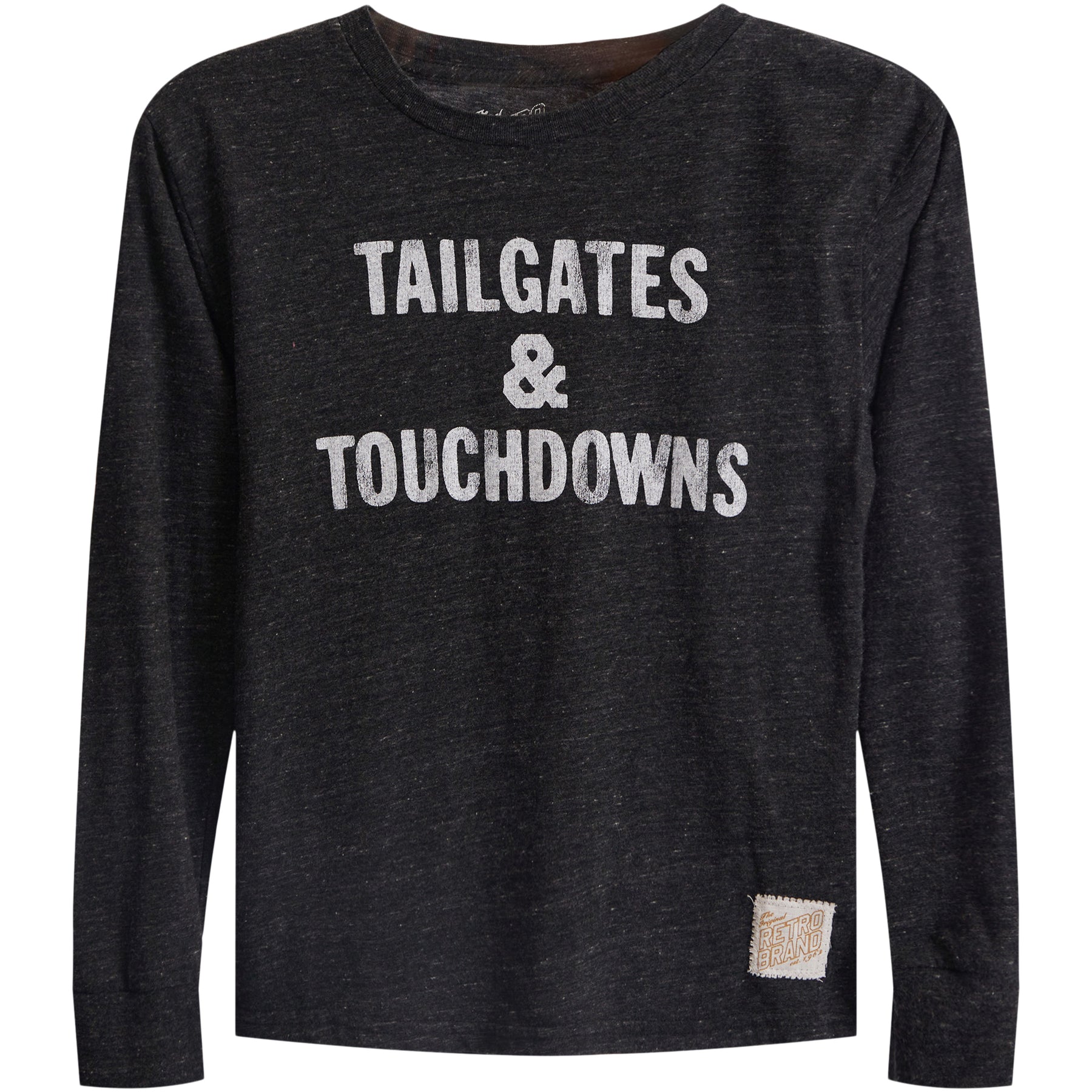 Tailgates And Touchdowns Long Sleeve Streaky Black