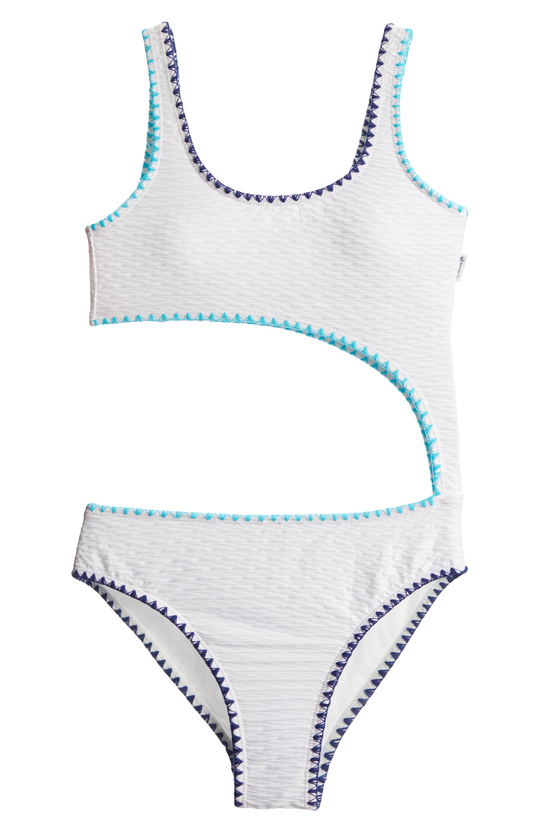 Ryan Whipstitch Cut Out One Piece