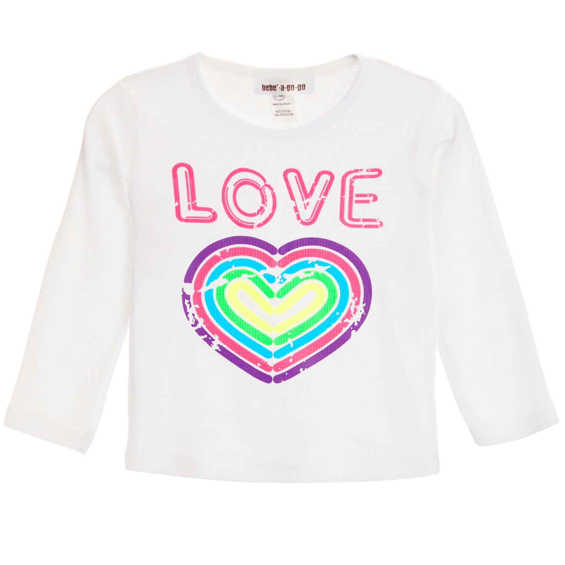 Thermal Tee with Neon Love