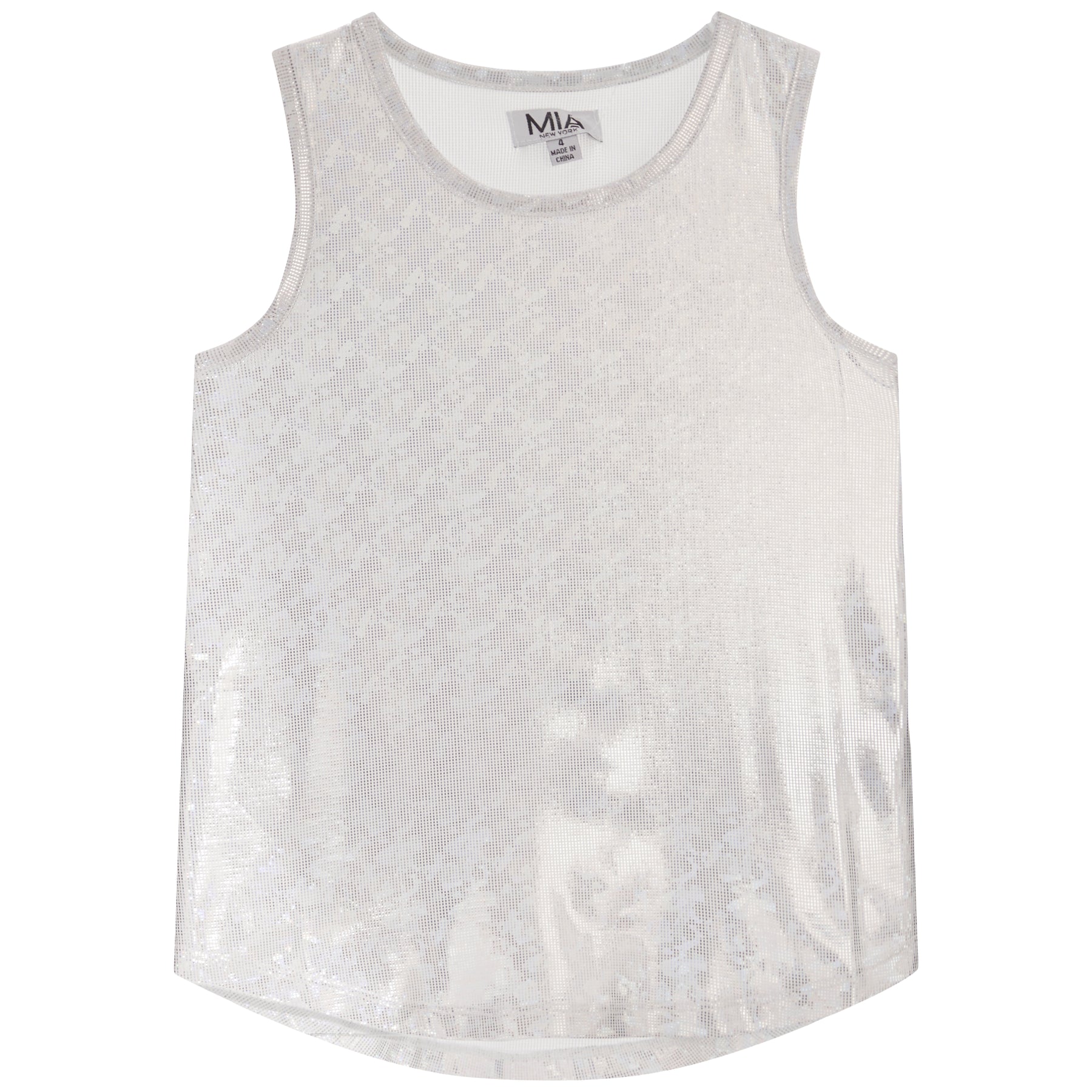 Metallic Shirtail Tank